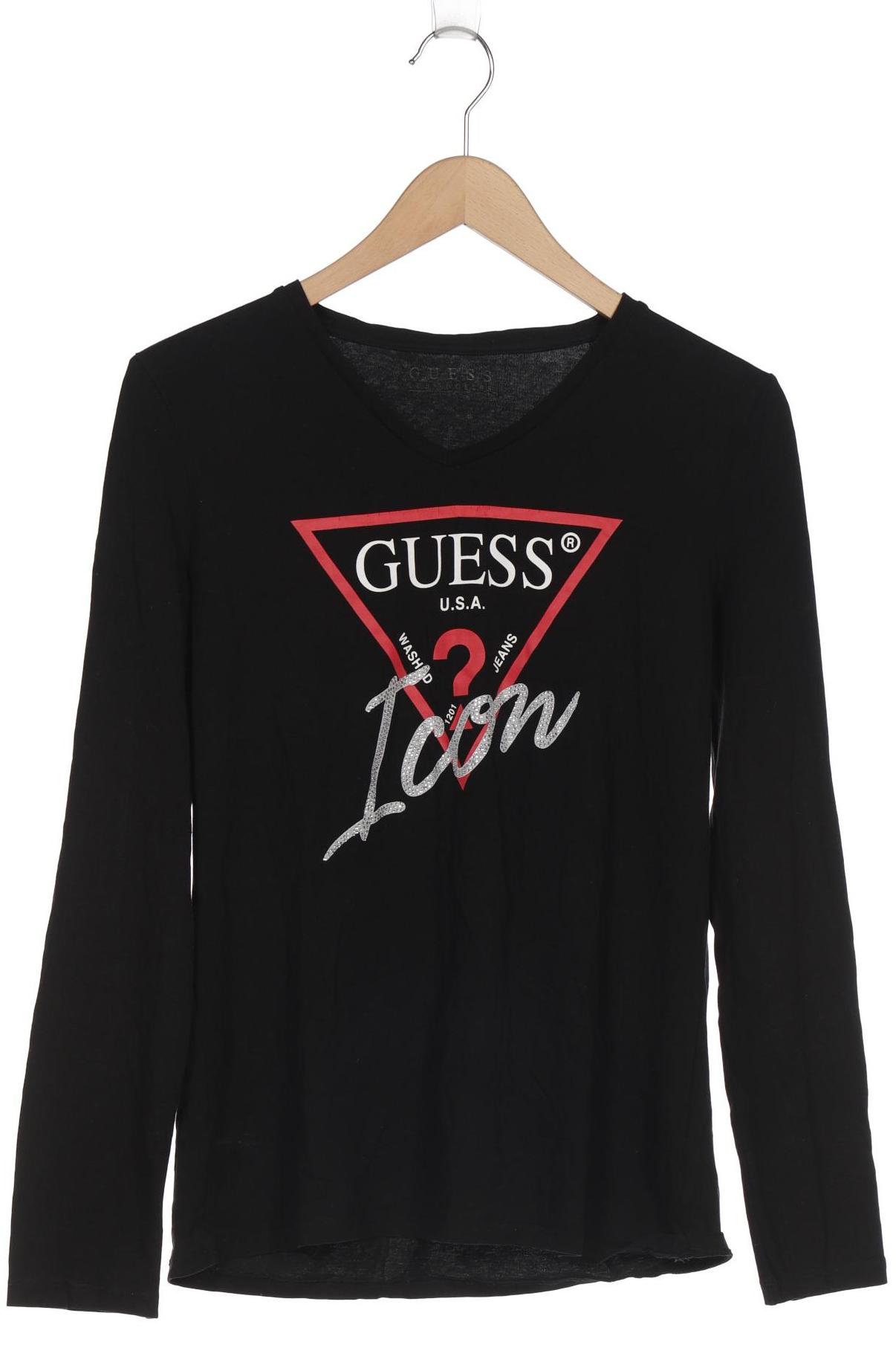 

Guess Damen Langarmshirt, schwarz, Gr. 46