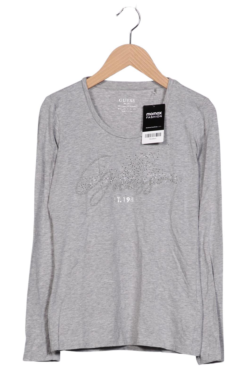 

Guess Damen Langarmshirt, grau, Gr. 40