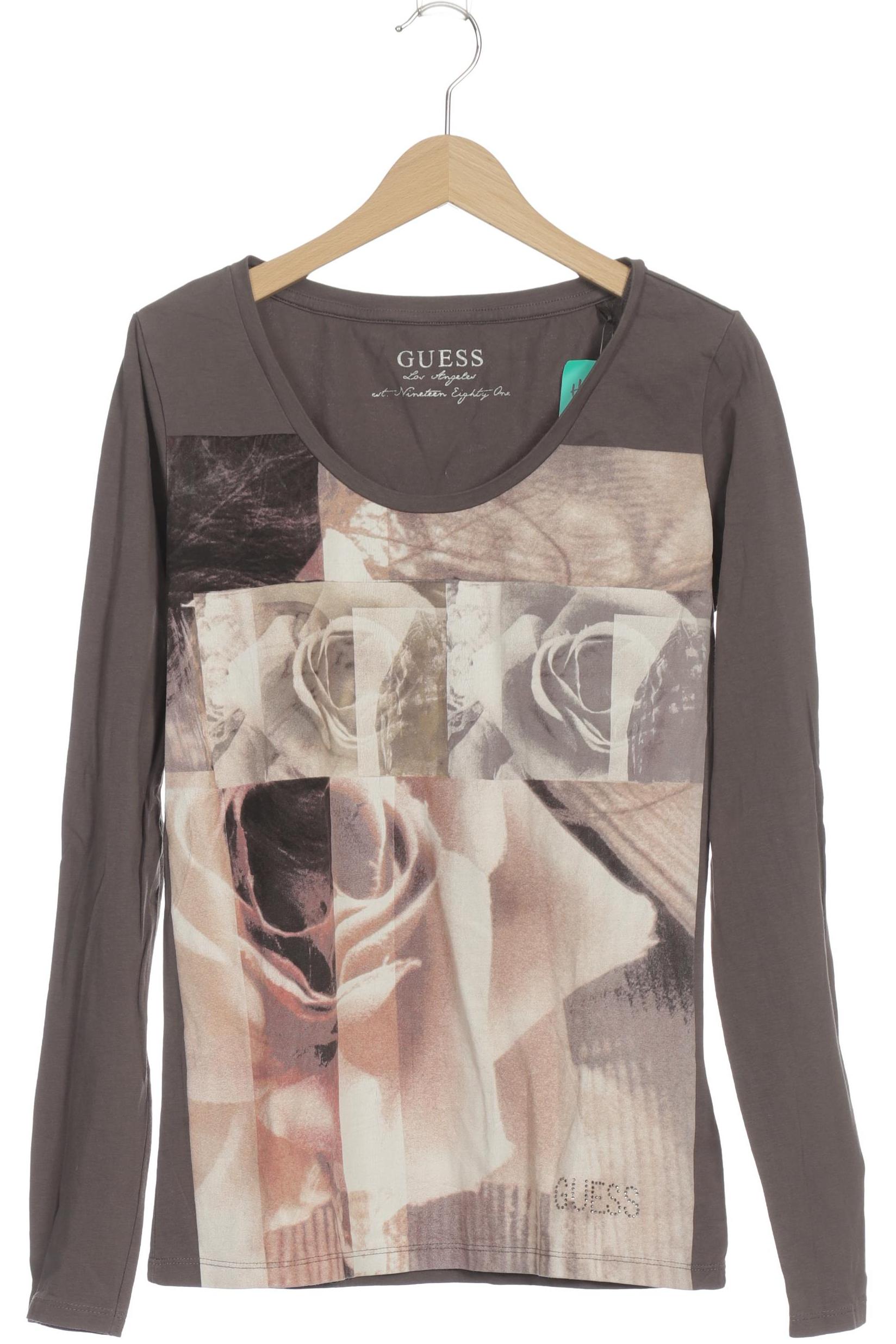 

Guess Damen Langarmshirt, grau, Gr. 38