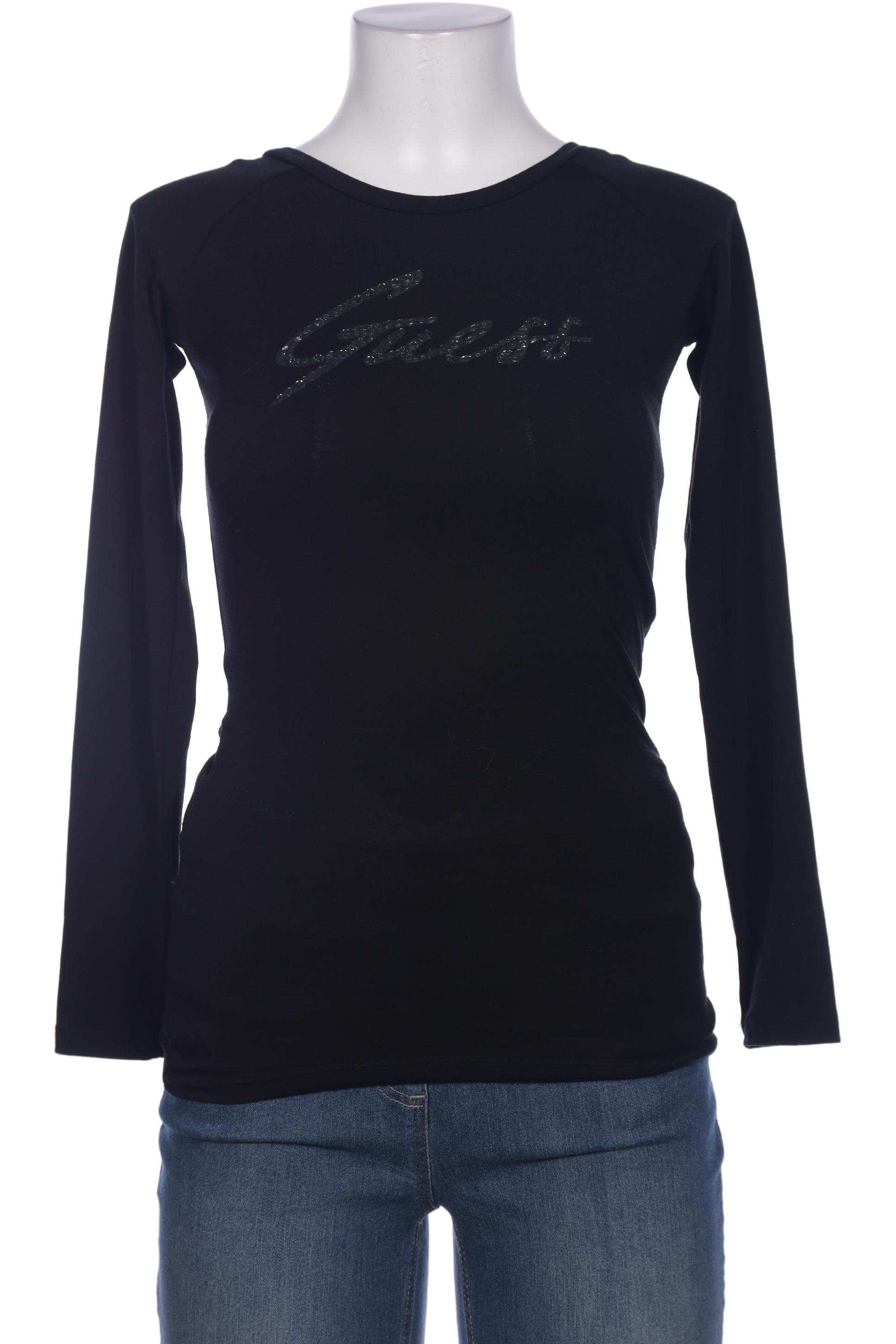

Guess Damen Langarmshirt, schwarz, Gr. 36
