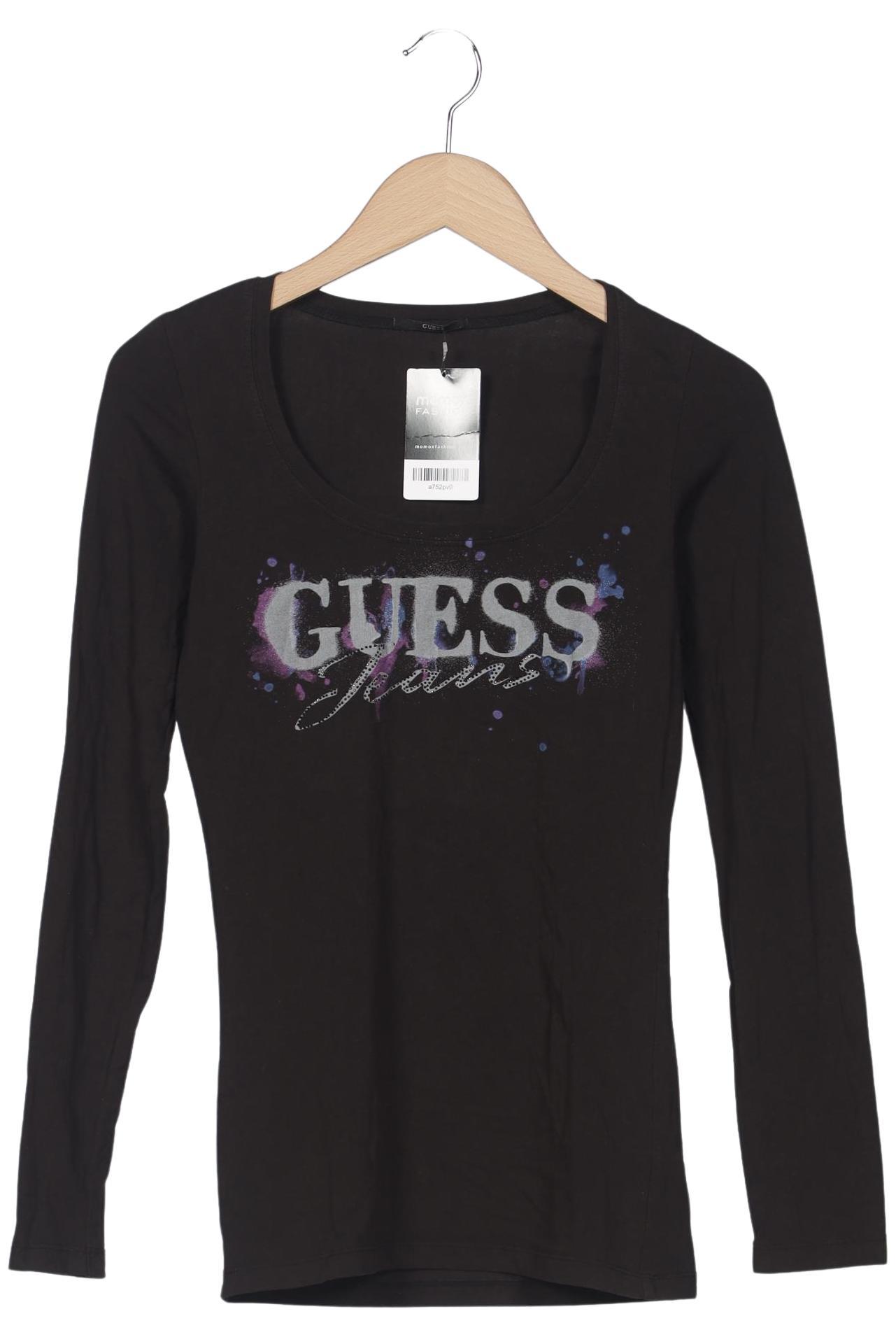 

Guess Damen Langarmshirt, schwarz, Gr. 36