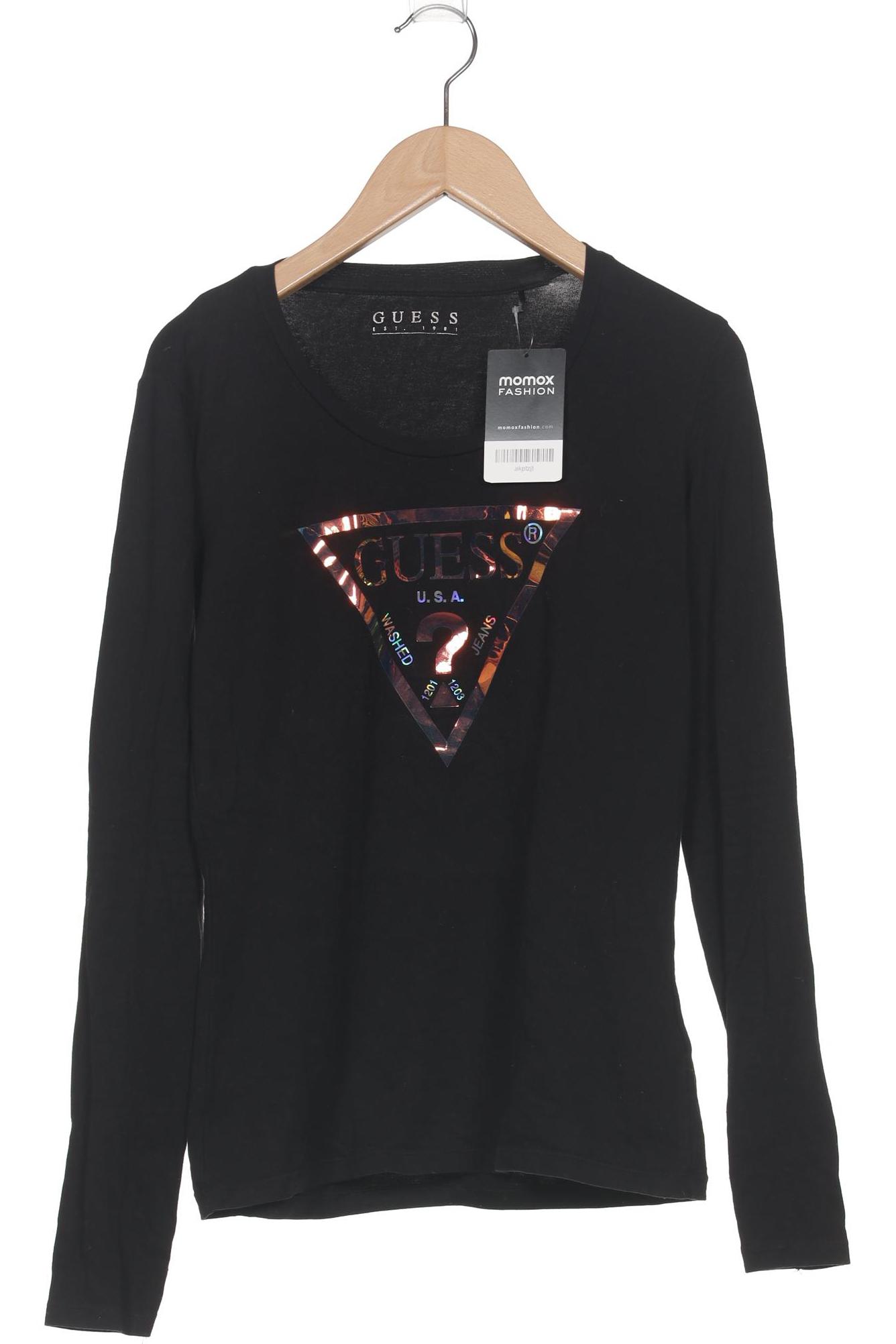 

Guess Damen Langarmshirt, schwarz, Gr. 40