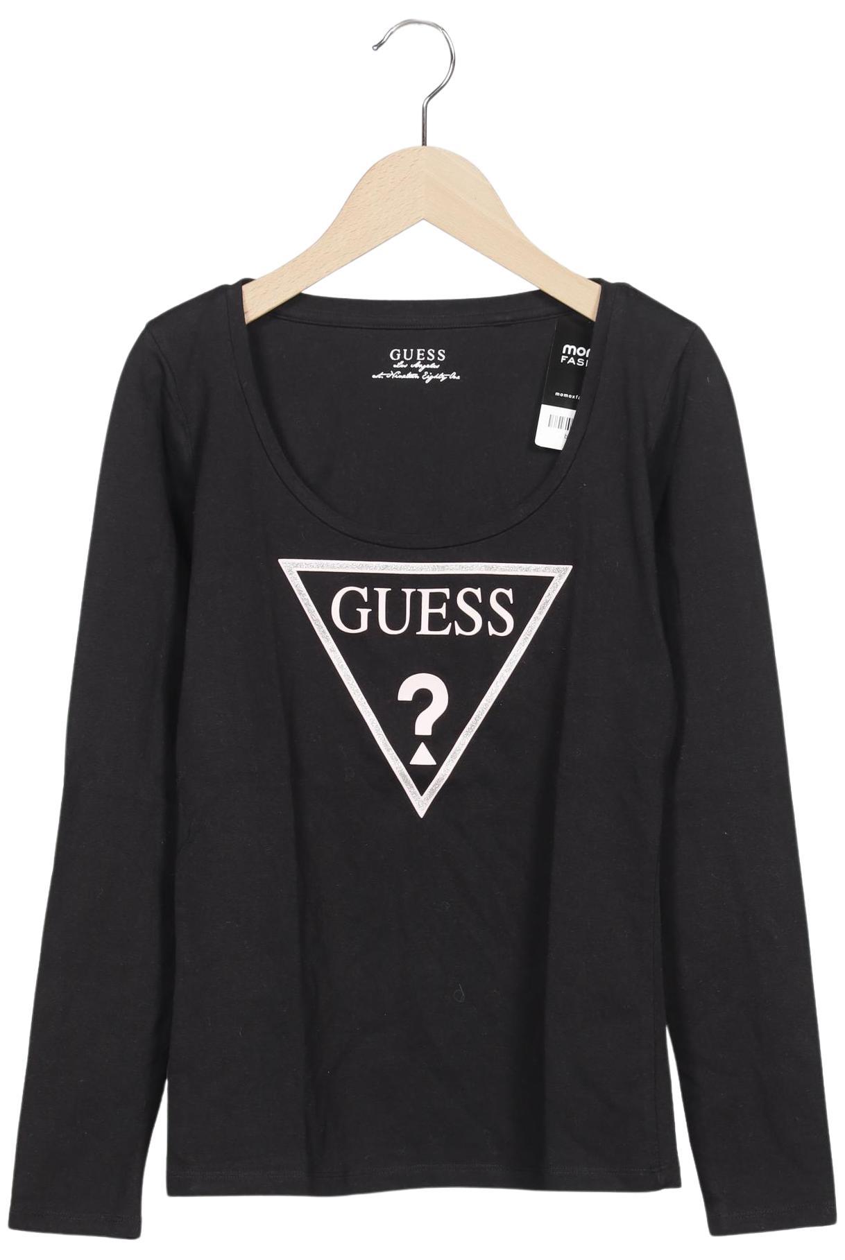 

Guess Damen Langarmshirt, schwarz, Gr. 34