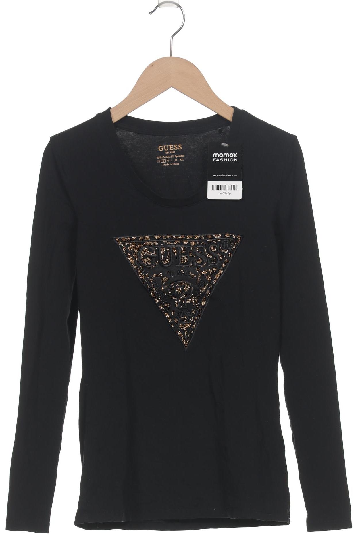 

Guess Damen Langarmshirt, schwarz, Gr. 40