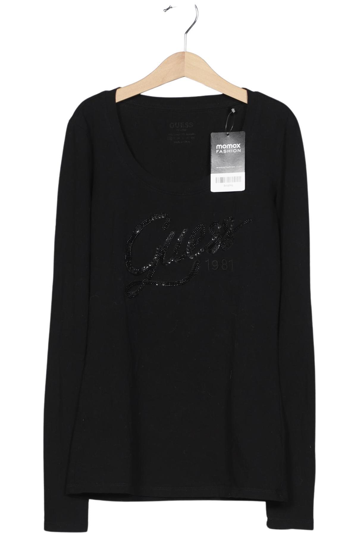 

Guess Damen Langarmshirt, schwarz, Gr. 38