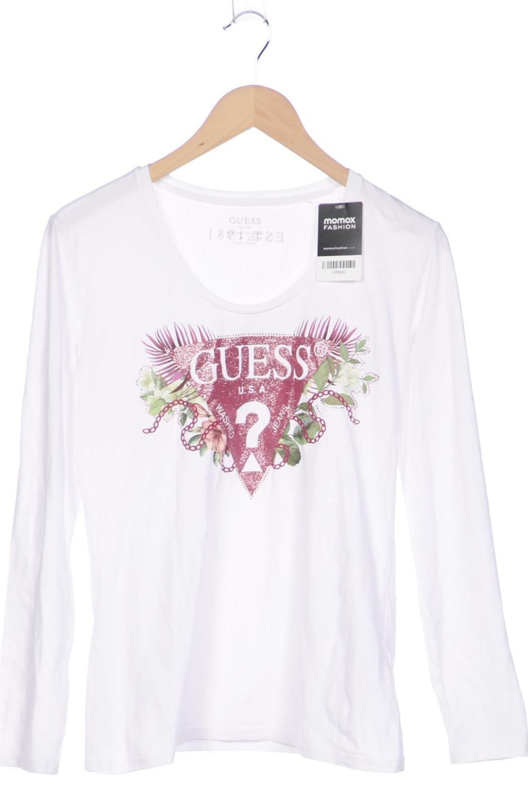 

GUESS Damen Langarmshirt, weiß