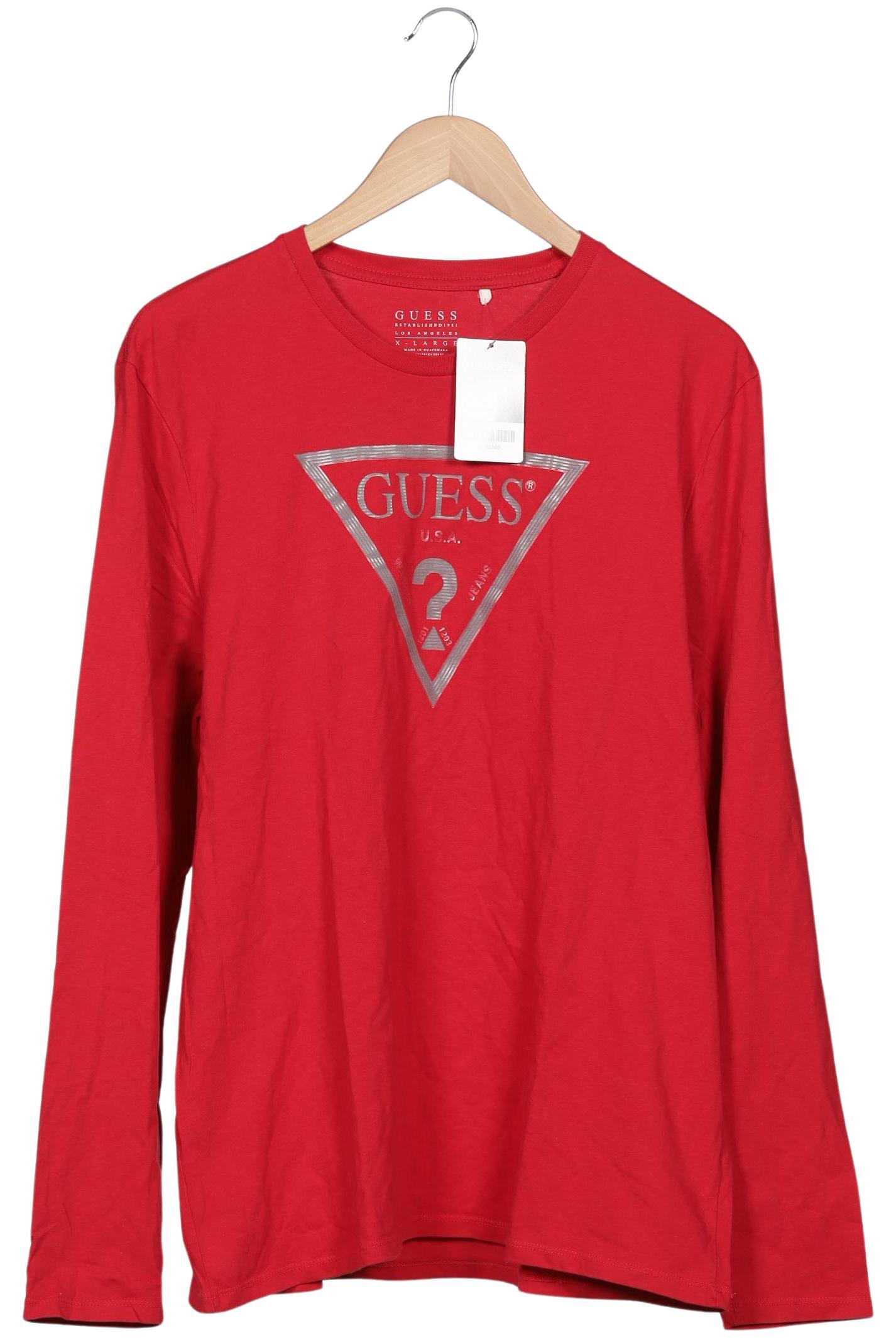 

Guess Damen Langarmshirt, rot, Gr. 44