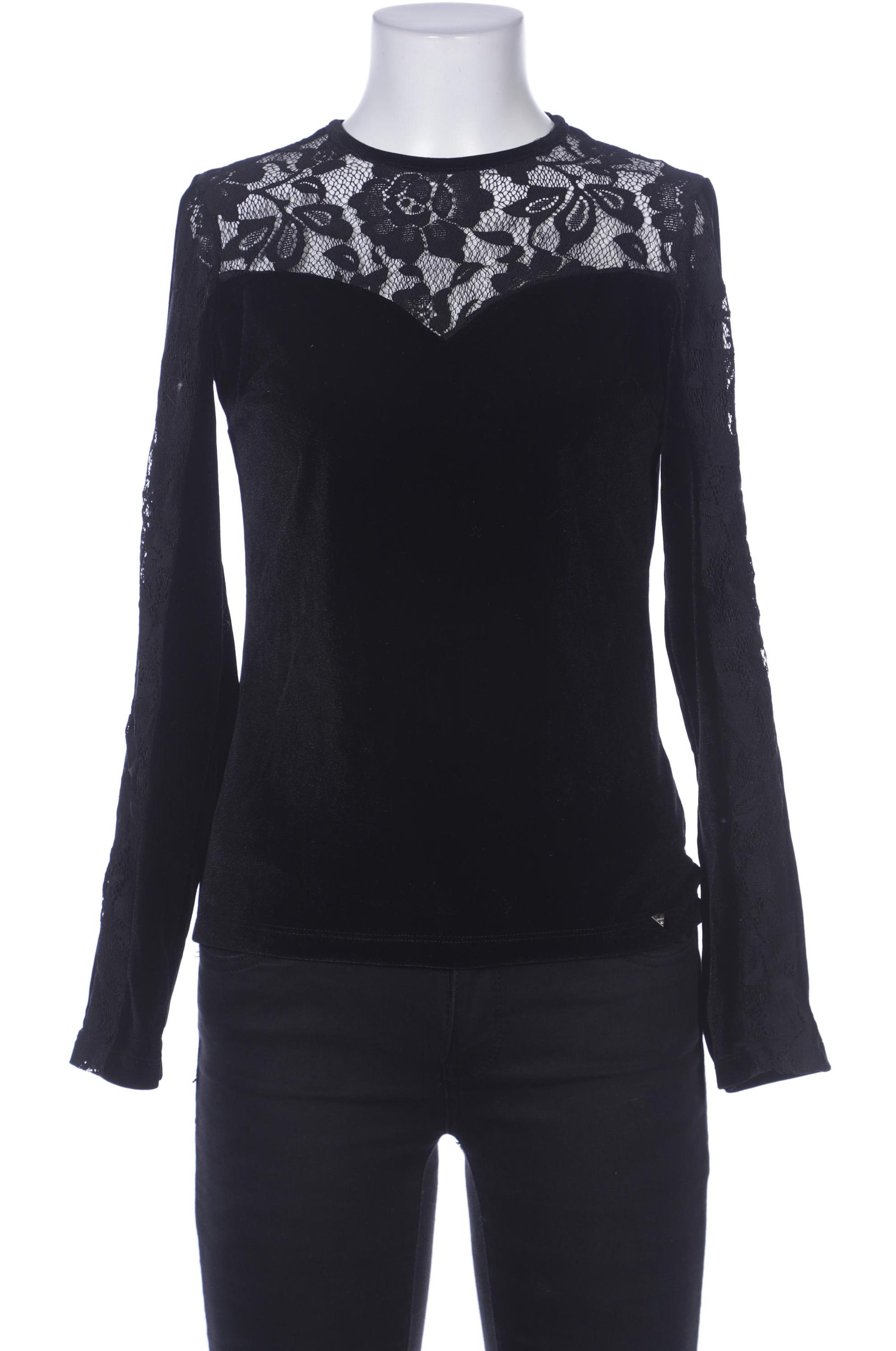 

Guess Damen Langarmshirt, schwarz, Gr. 34