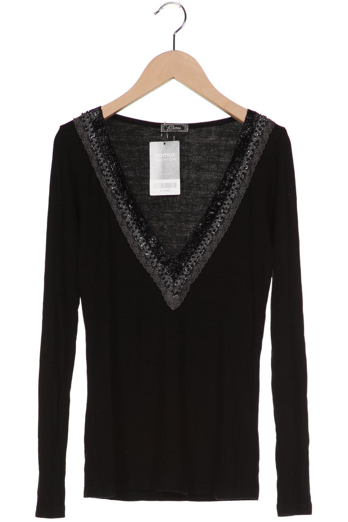 

Guess Damen Langarmshirt, schwarz, Gr. 38