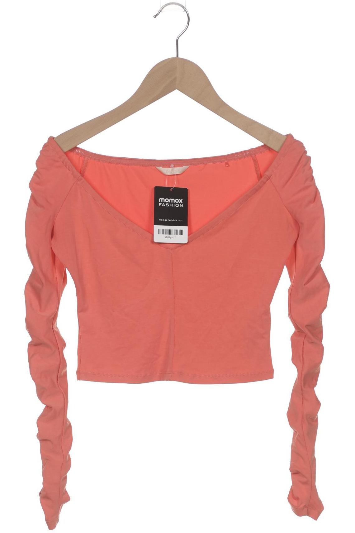 

Guess Damen Langarmshirt, orange, Gr. 36