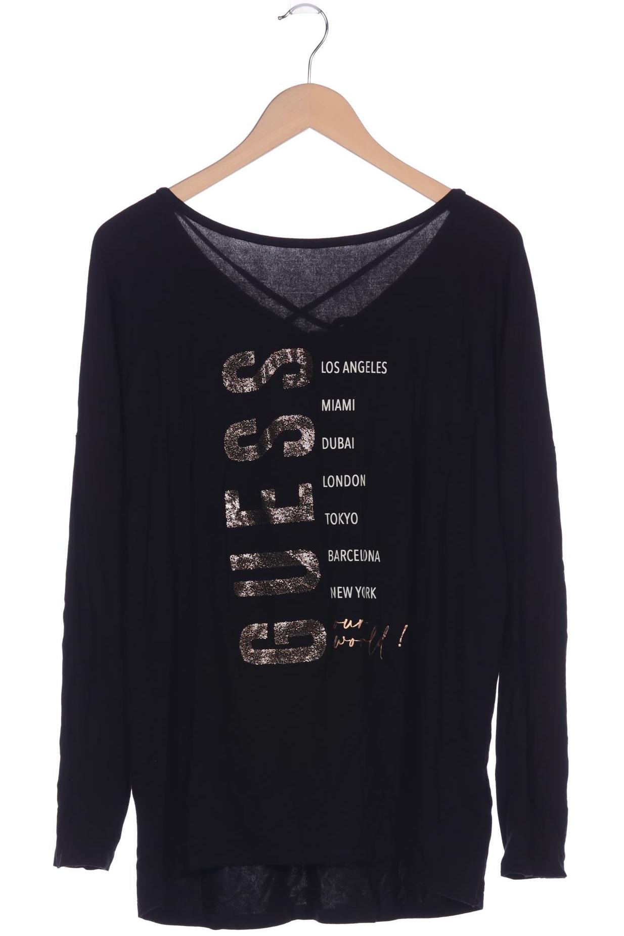 

Guess Damen Langarmshirt, schwarz, Gr. 44