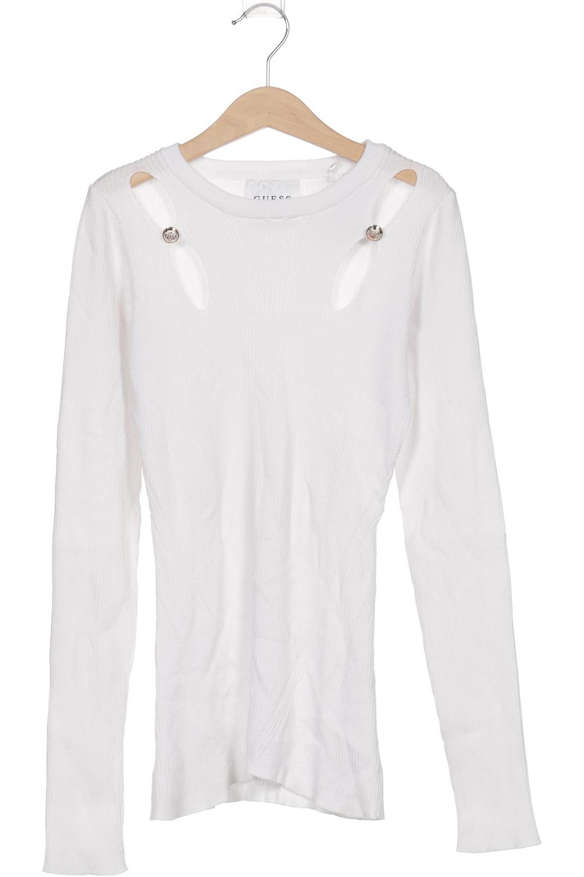 

Guess Damen Langarmshirt, weiß, Gr. 36