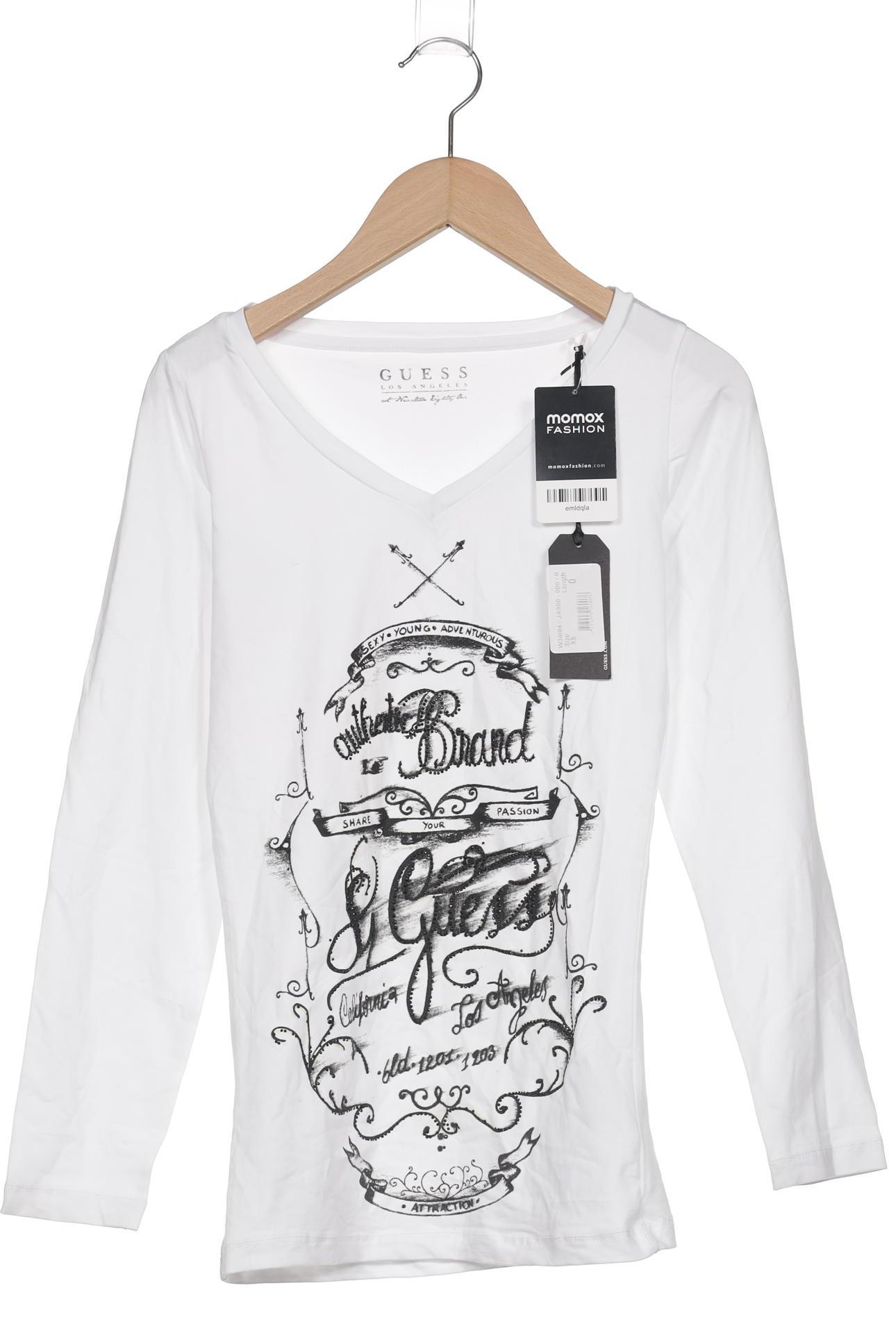 

Guess Damen Langarmshirt, weiß, Gr. 32