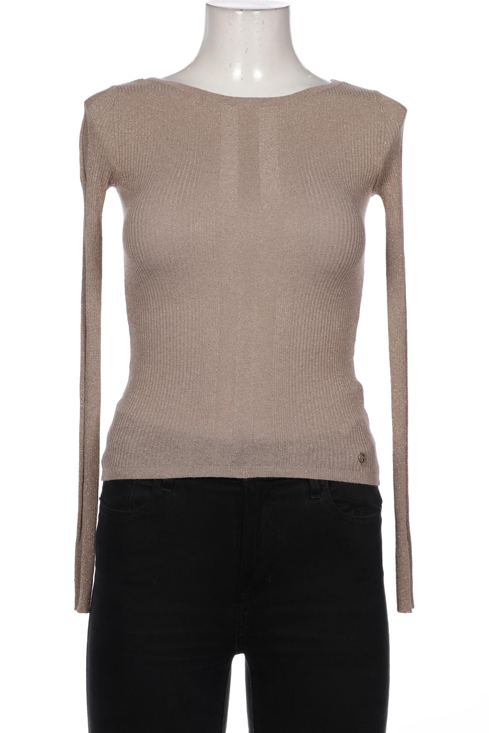 

Guess Damen Langarmshirt, beige, Gr. 38