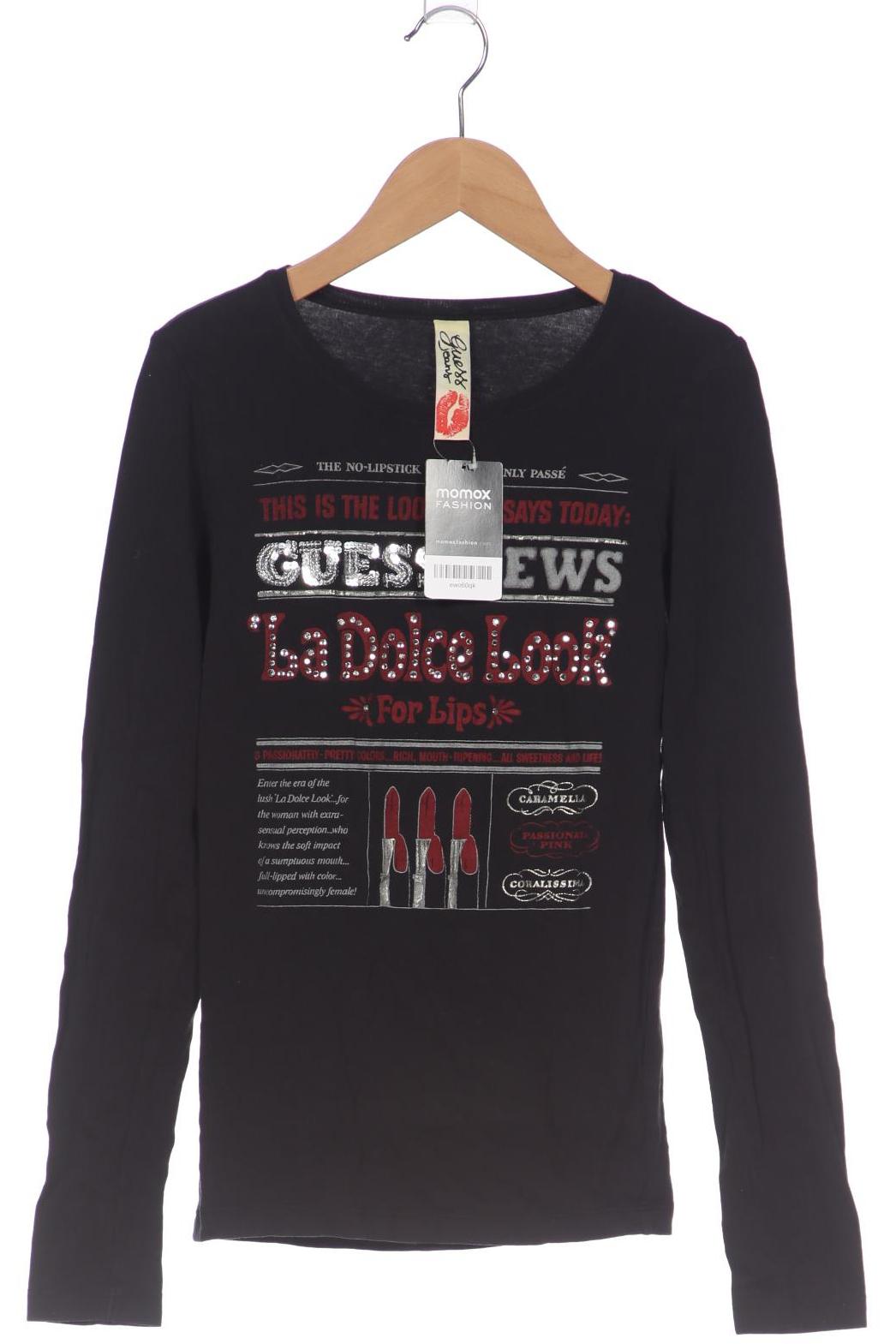 

Guess Damen Langarmshirt, schwarz, Gr. 36