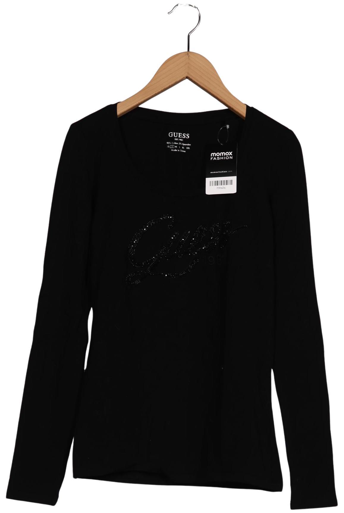 

Guess Damen Langarmshirt, schwarz, Gr. 36