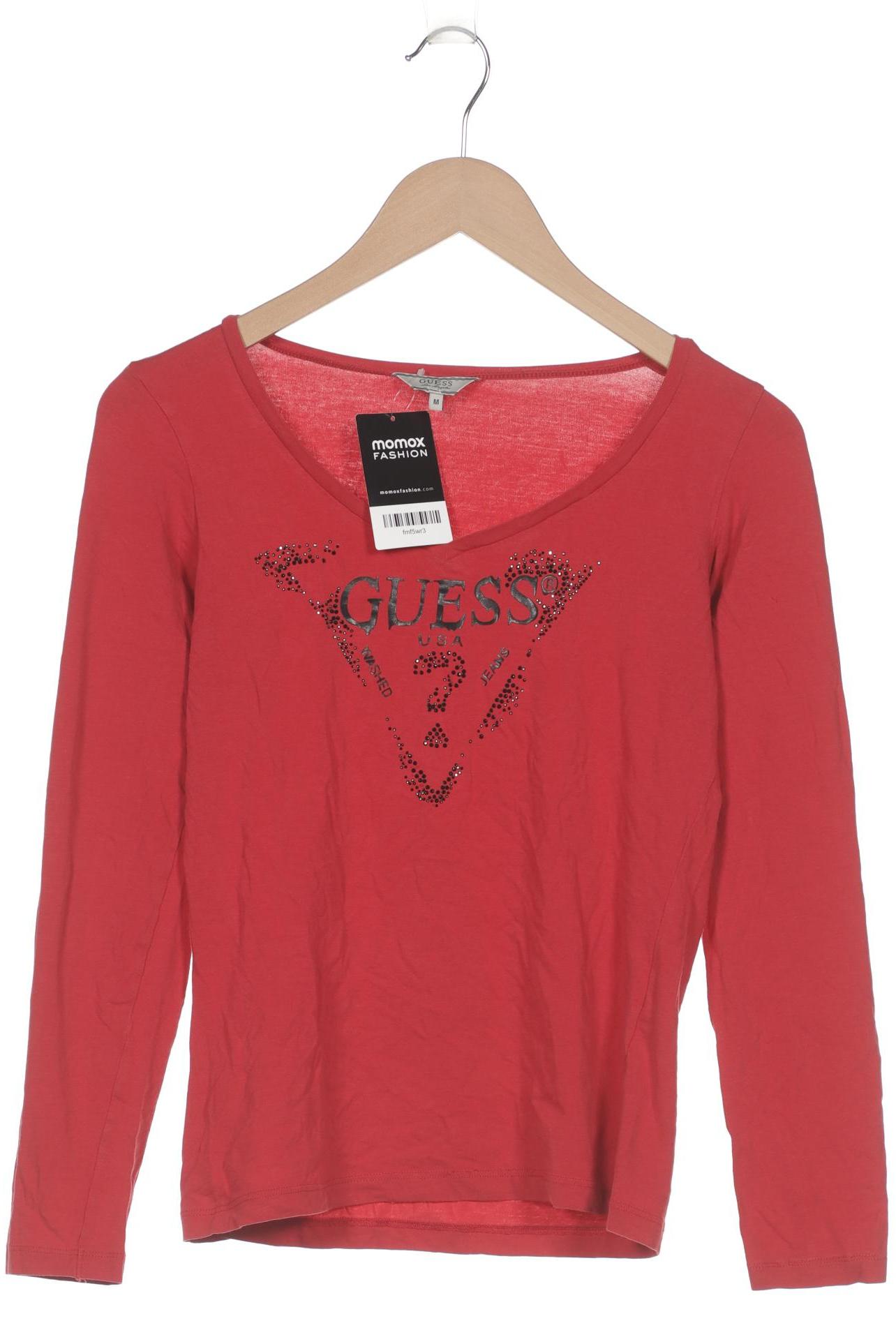 

Guess Damen Langarmshirt, rot, Gr. 38