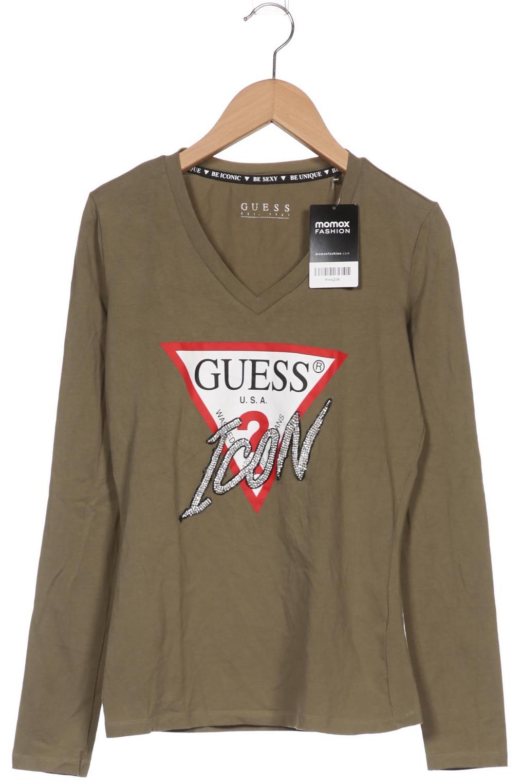 

Guess Damen Langarmshirt, grün, Gr. 36