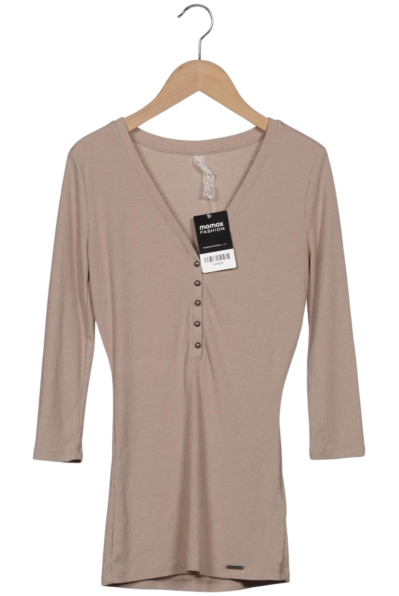 

Guess Damen Langarmshirt, beige, Gr. 36