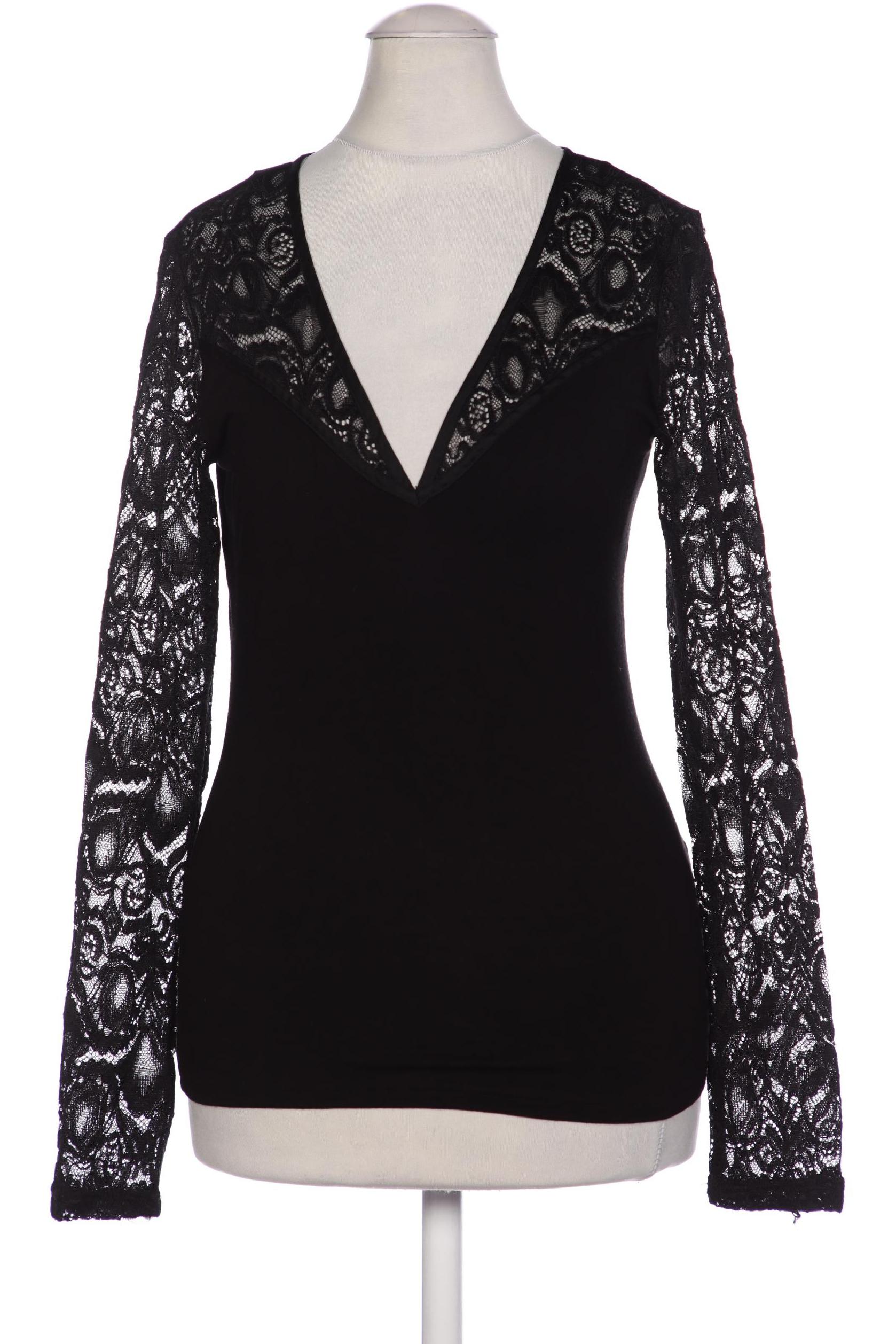 

Guess Damen Langarmshirt, schwarz, Gr. 34