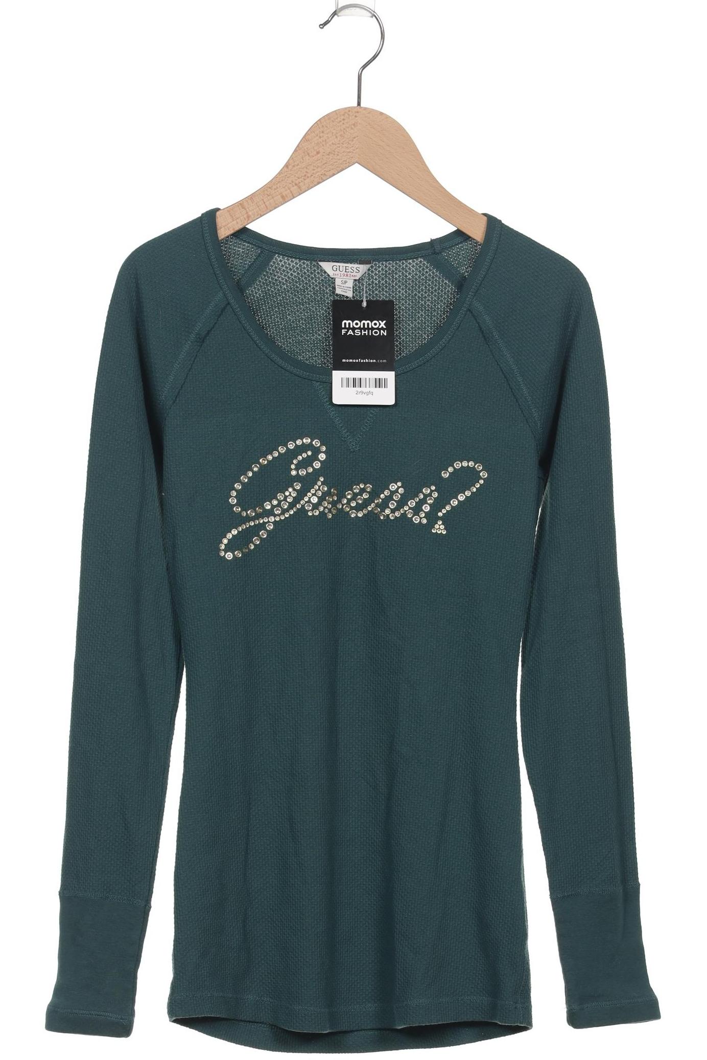 

Guess Damen Langarmshirt, grün, Gr. 36