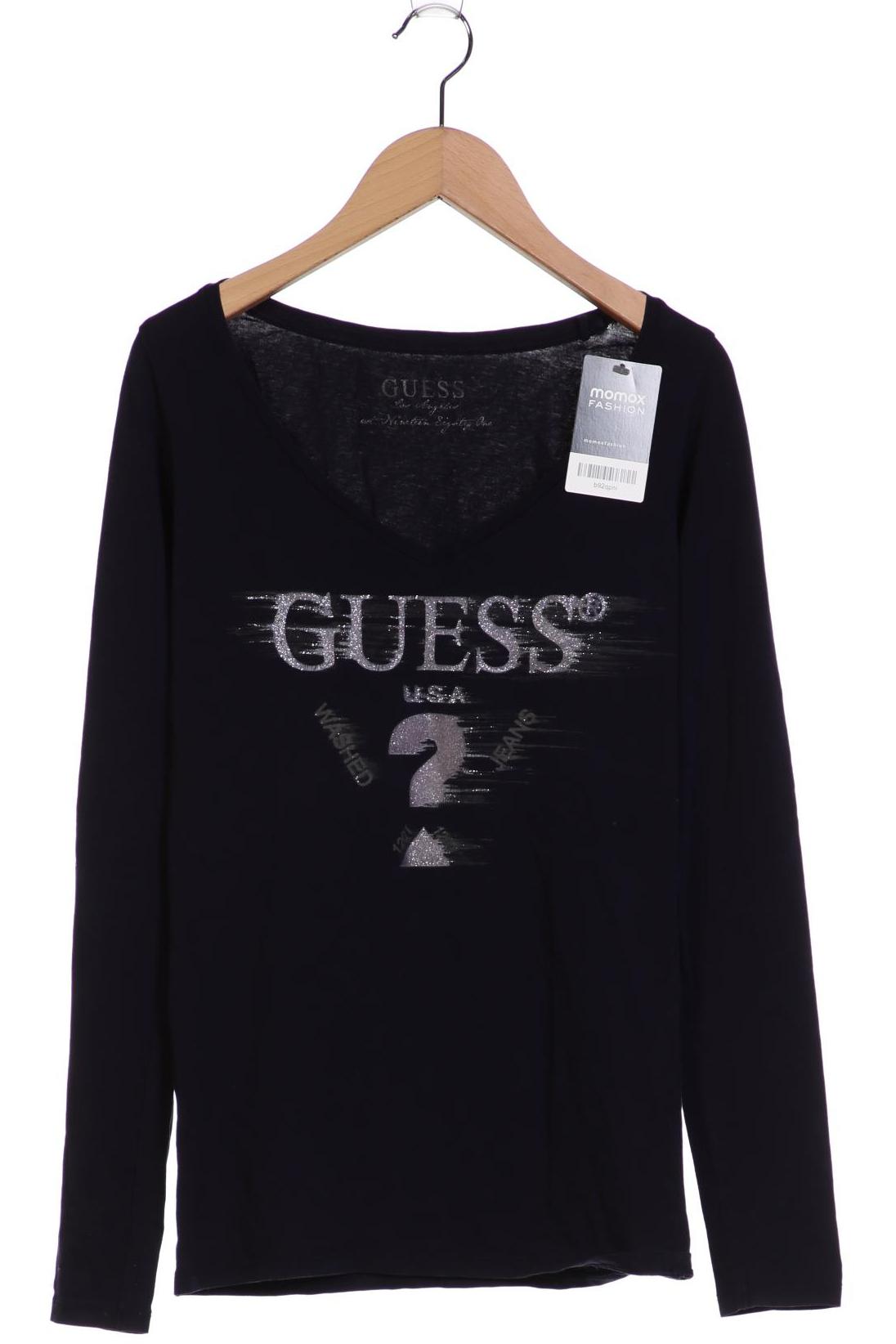 

GUESS Damen Langarmshirt, marineblau