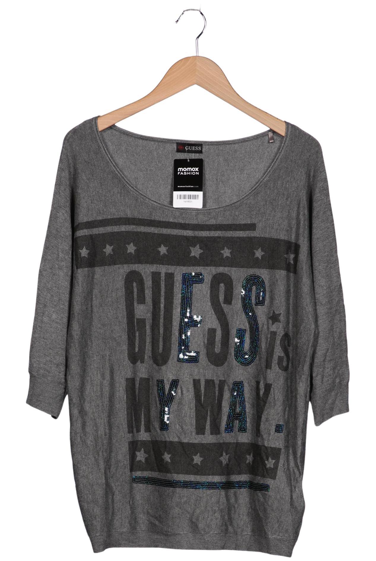 

Guess Damen Langarmshirt, grau, Gr. 38