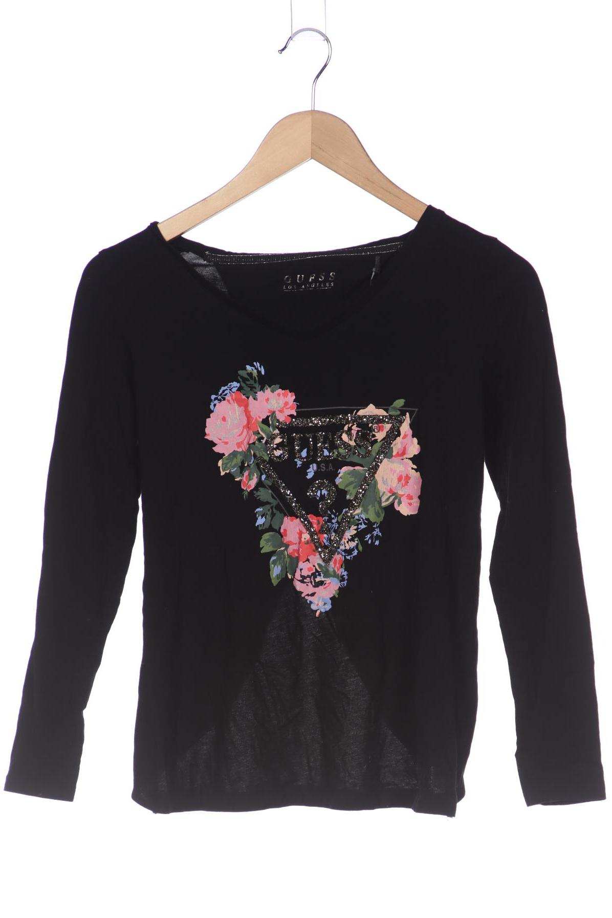 

Guess Damen Langarmshirt, schwarz, Gr. 36