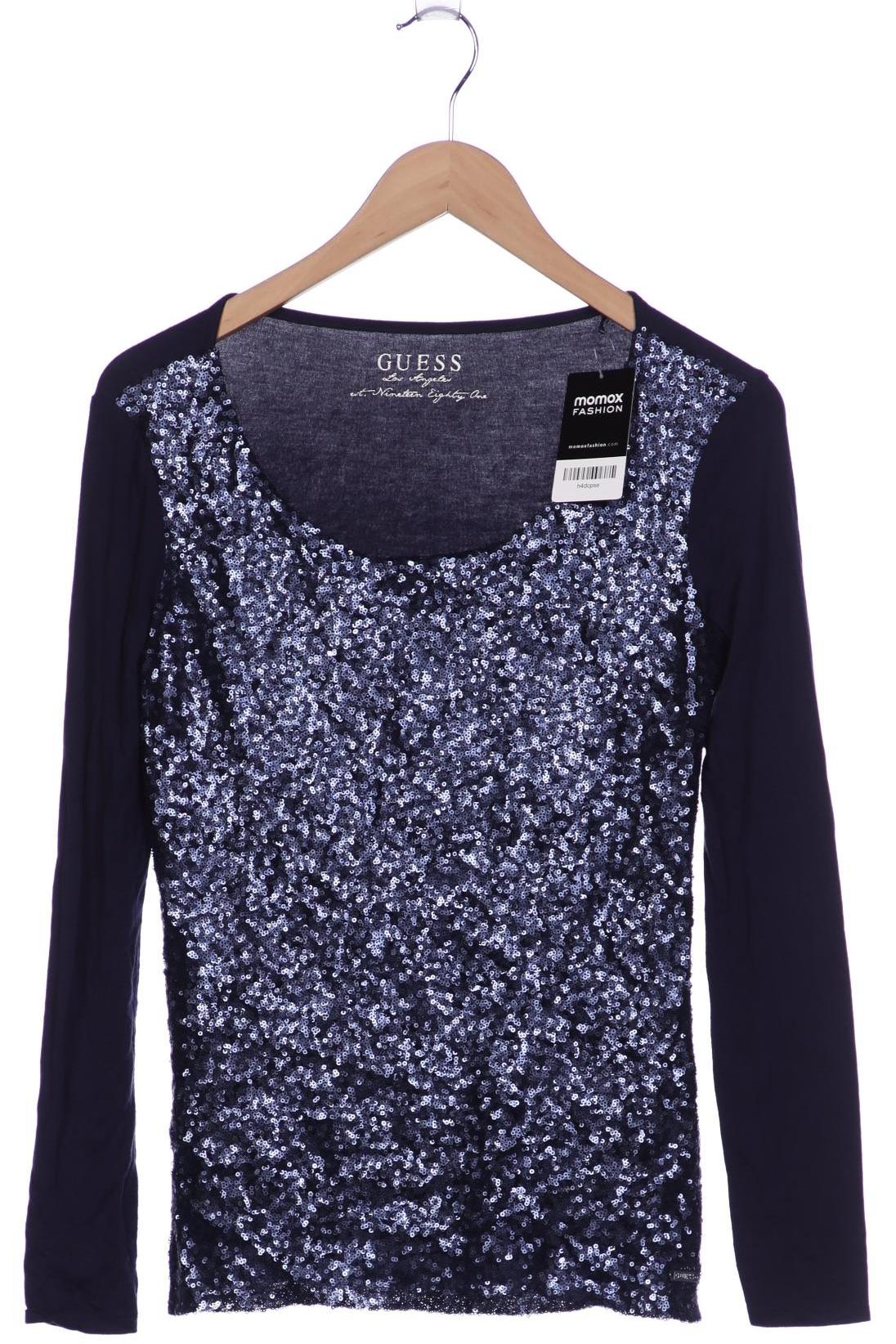 

Guess Damen Langarmshirt, marineblau, Gr. 38
