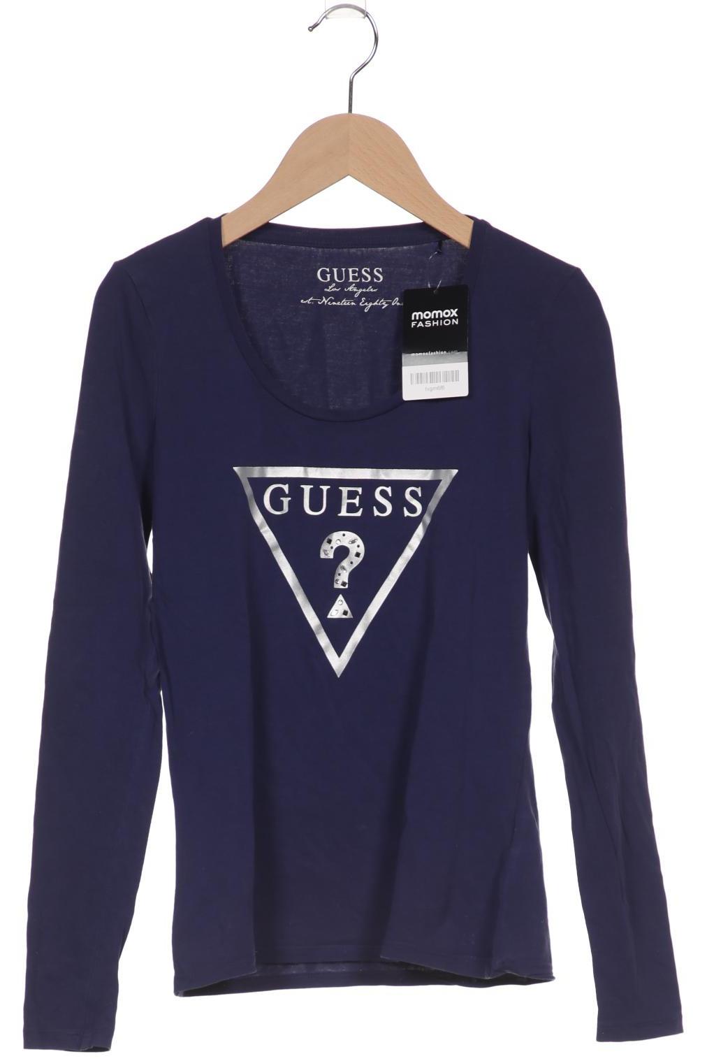 

GUESS Damen Langarmshirt, marineblau