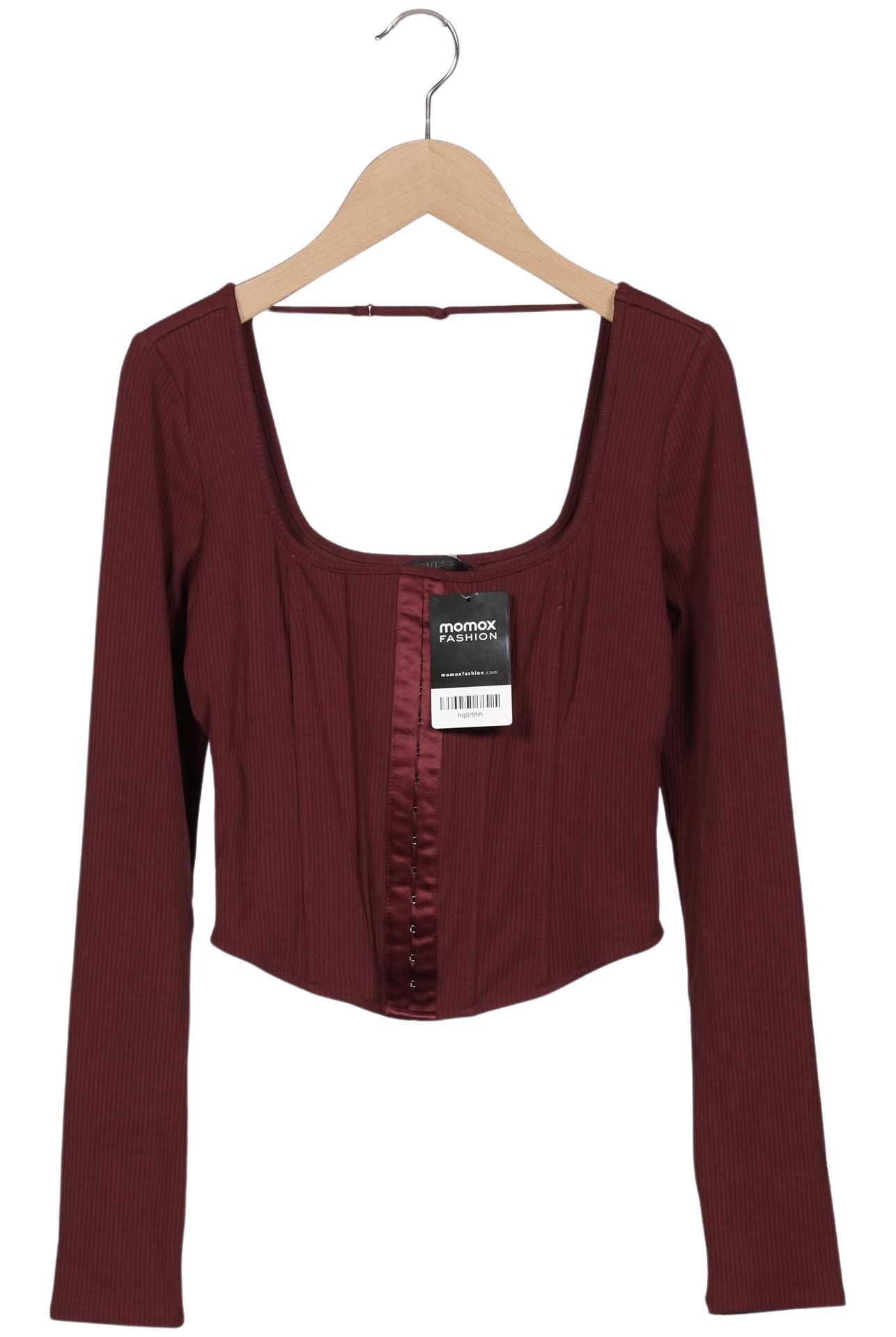 

Guess Damen Langarmshirt, bordeaux, Gr. 36
