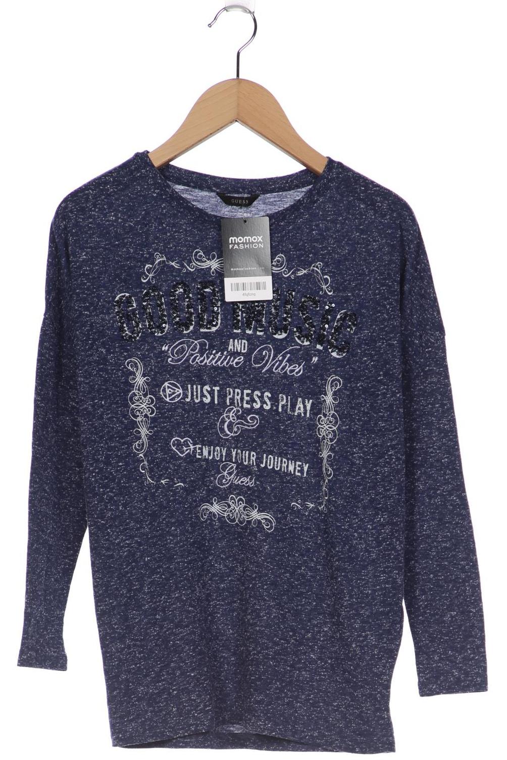

Guess Damen Langarmshirt, marineblau, Gr. 44