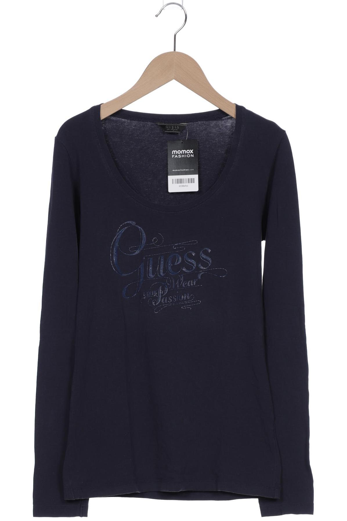 

Guess Damen Langarmshirt, marineblau, Gr. 36