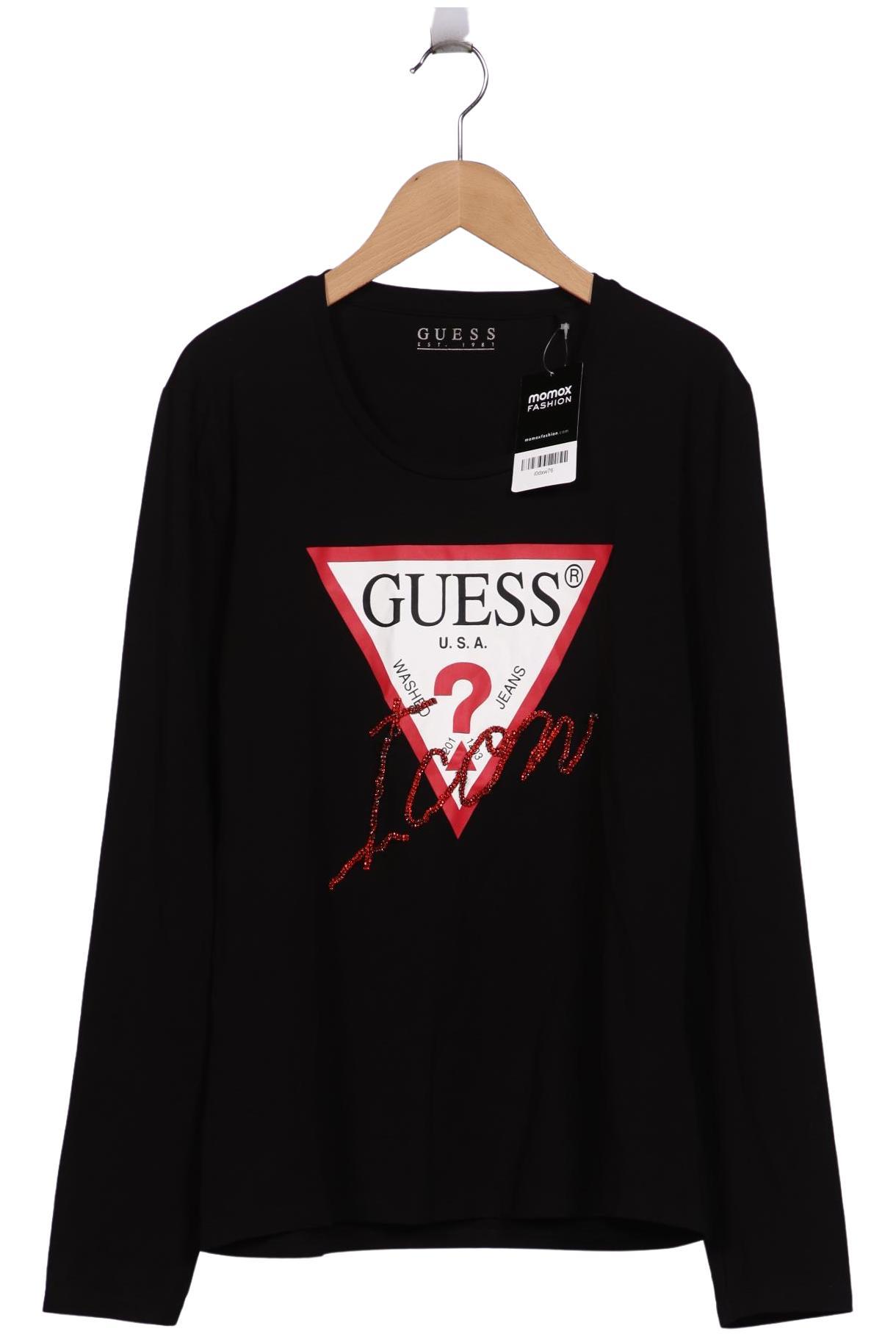 

Guess Damen Langarmshirt, schwarz, Gr. 44