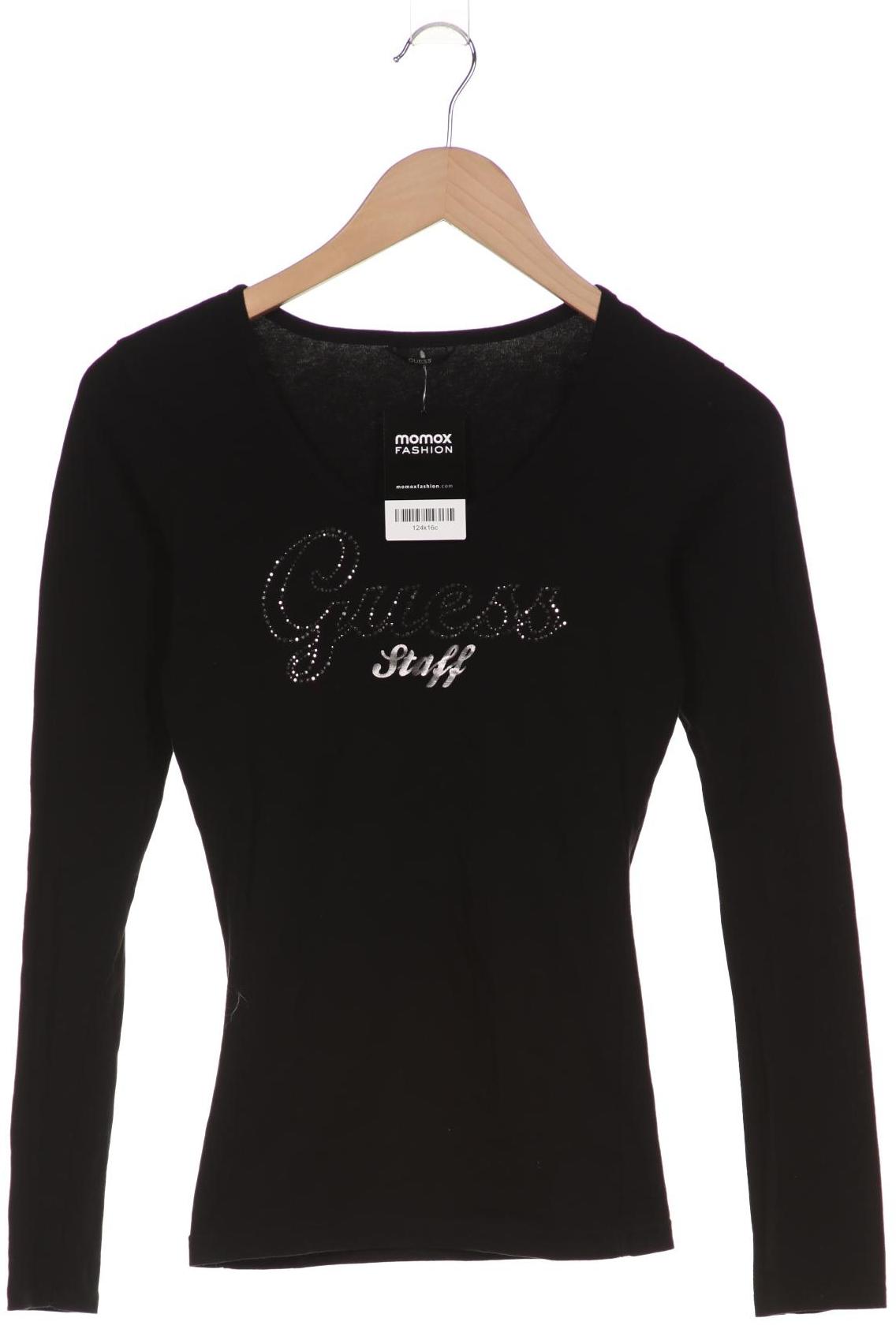 

Guess Damen Langarmshirt, schwarz, Gr. 38