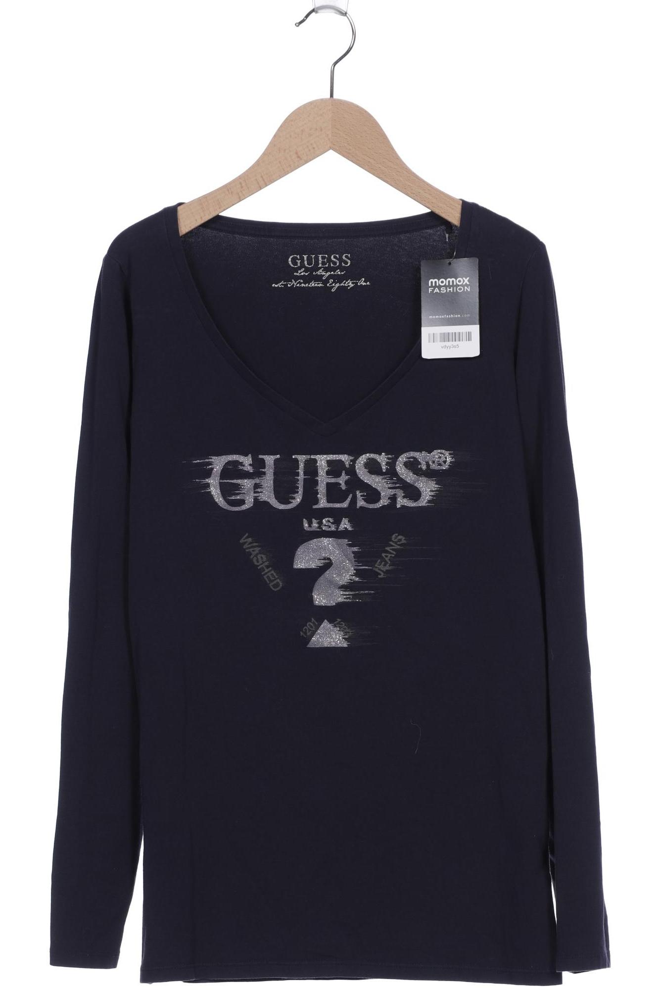 

Guess Damen Langarmshirt, marineblau, Gr. 42