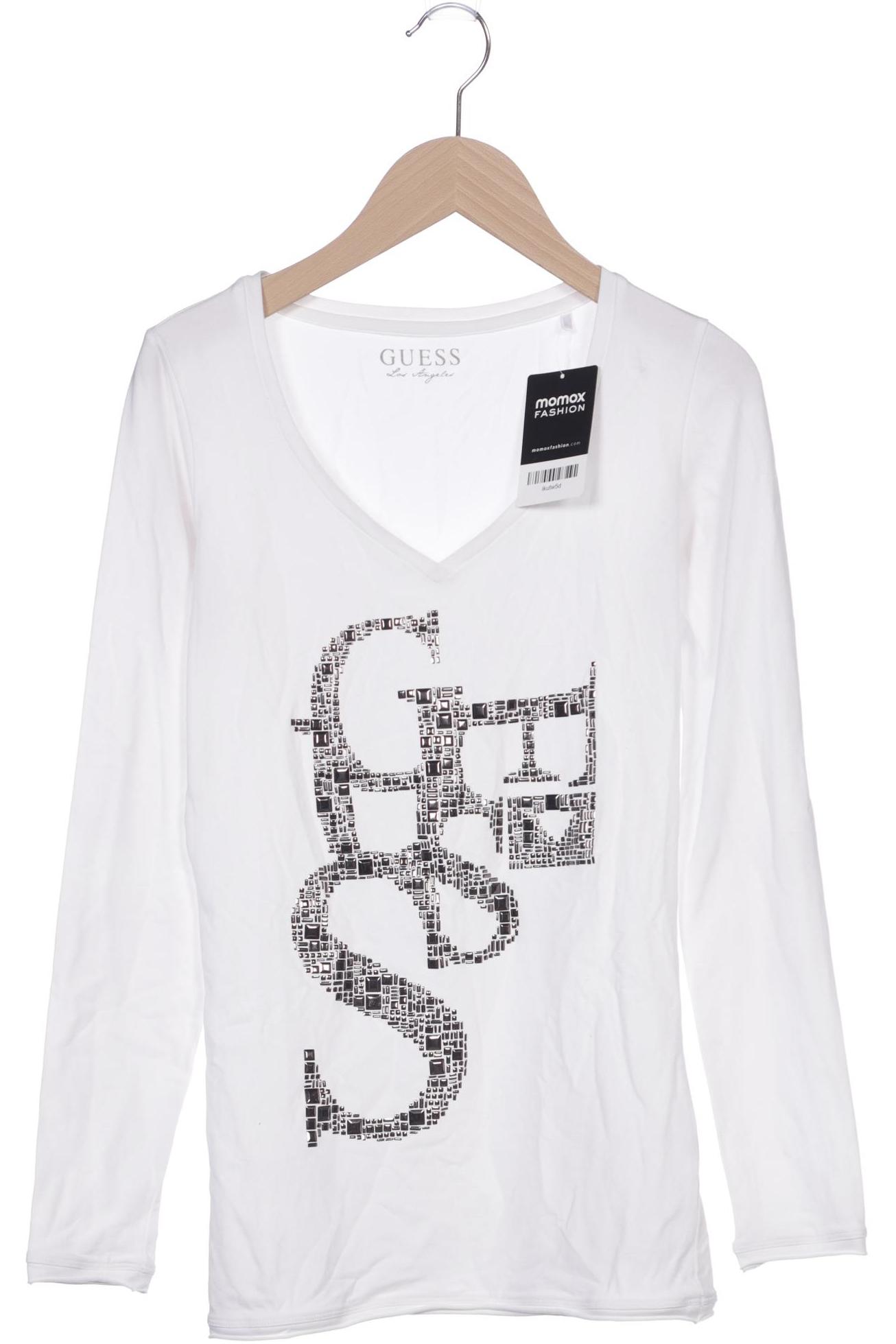 

Guess Damen Langarmshirt, weiß, Gr. 36