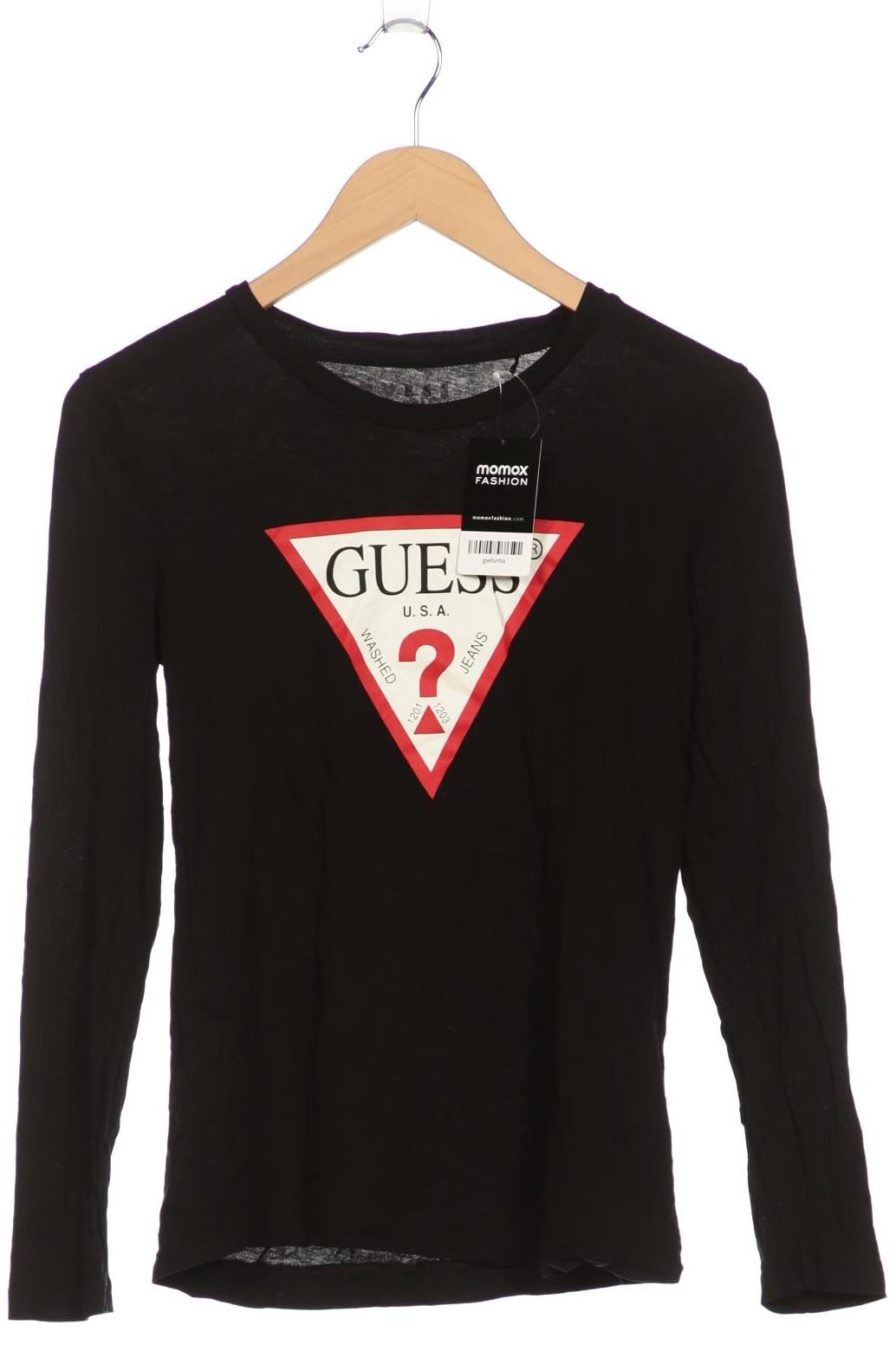 

Guess Damen Langarmshirt, schwarz, Gr. 38