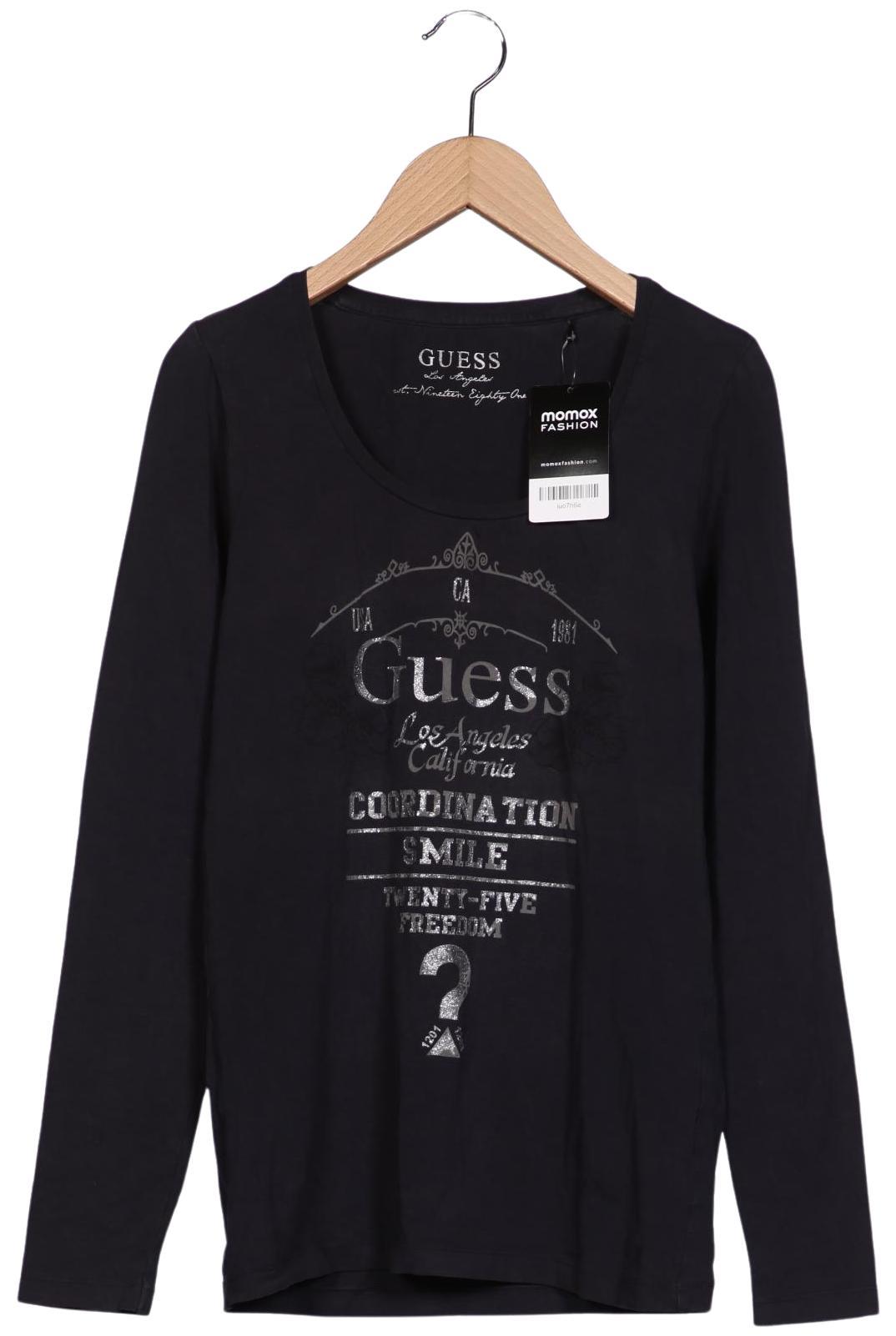 

Guess Damen Langarmshirt, marineblau, Gr. 38