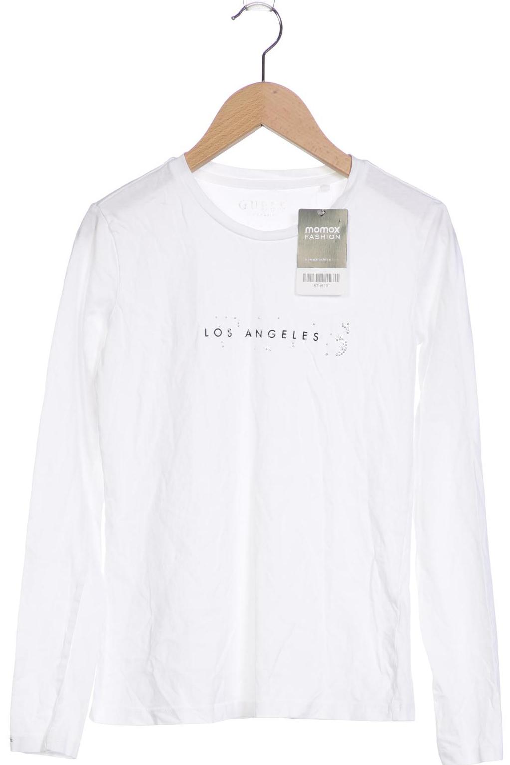 

Guess Damen Langarmshirt, weiß, Gr. 34