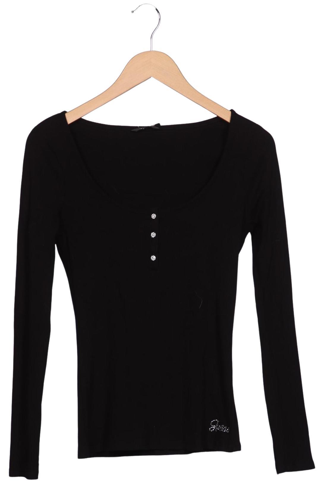 

Guess Damen Langarmshirt, schwarz, Gr. 36