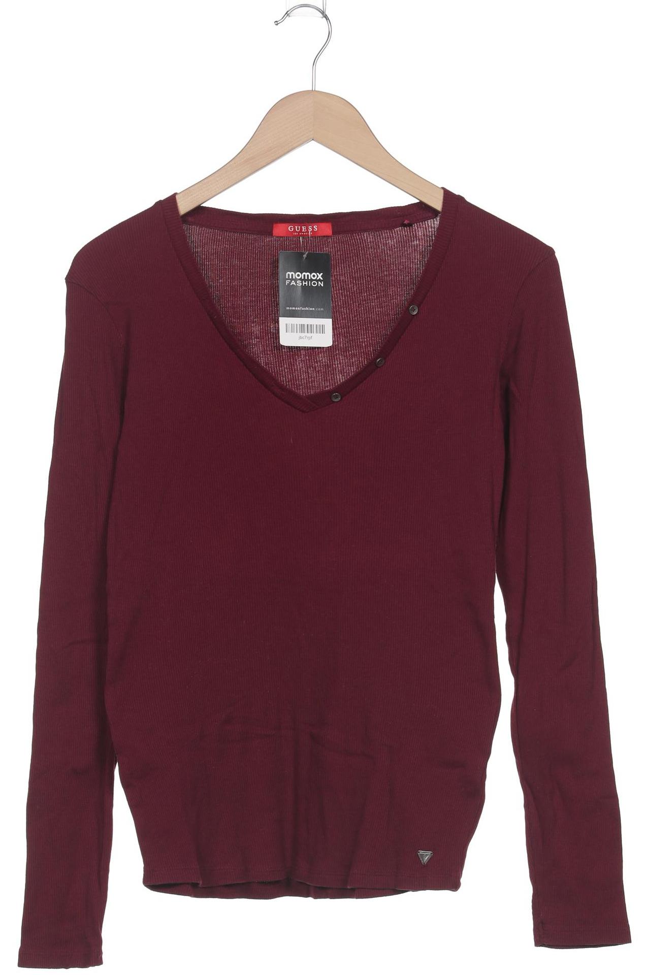 

Guess Damen Langarmshirt, bordeaux, Gr. 42