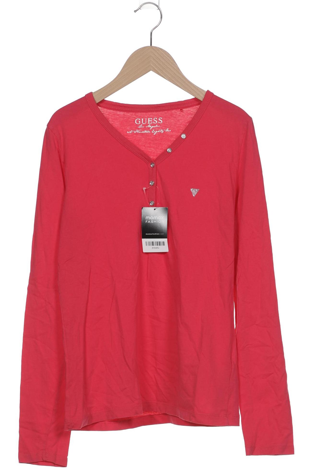 

Guess Damen Langarmshirt, pink, Gr. 38