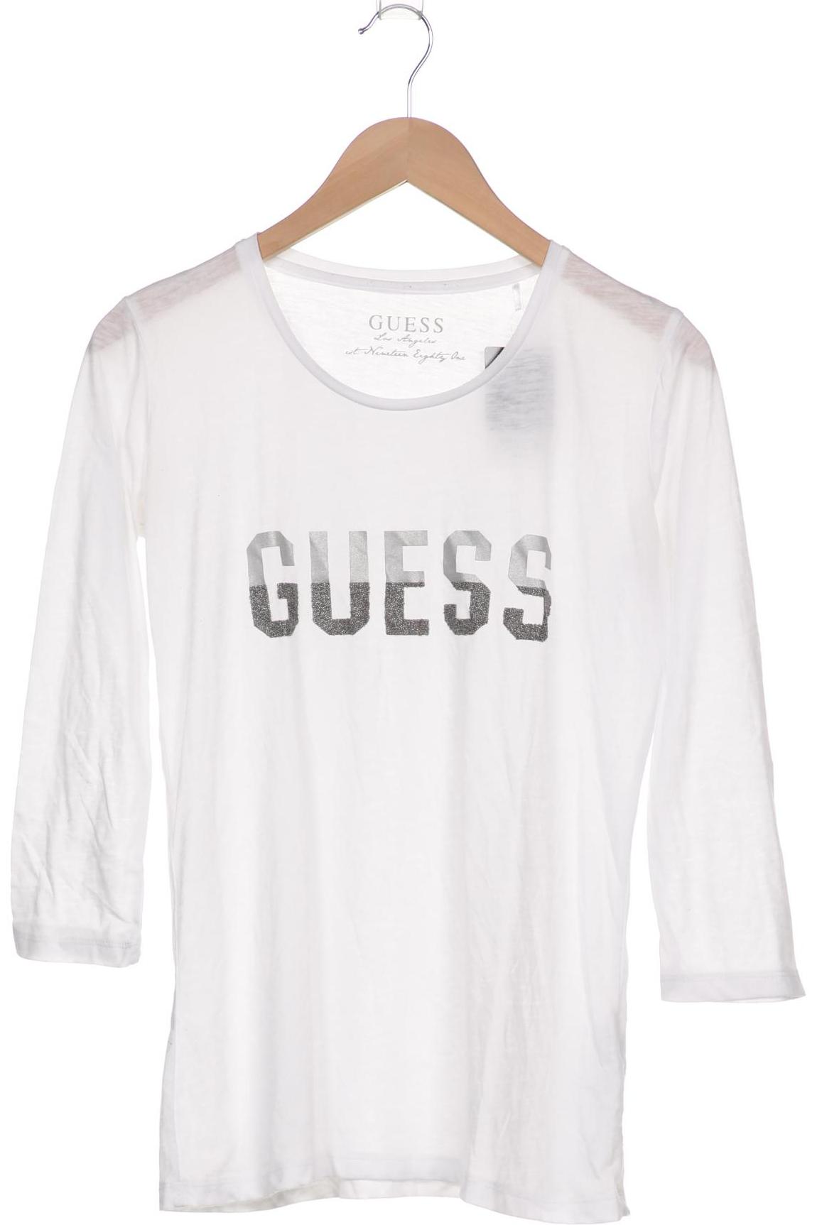 

Guess Damen Langarmshirt, weiß, Gr. 38