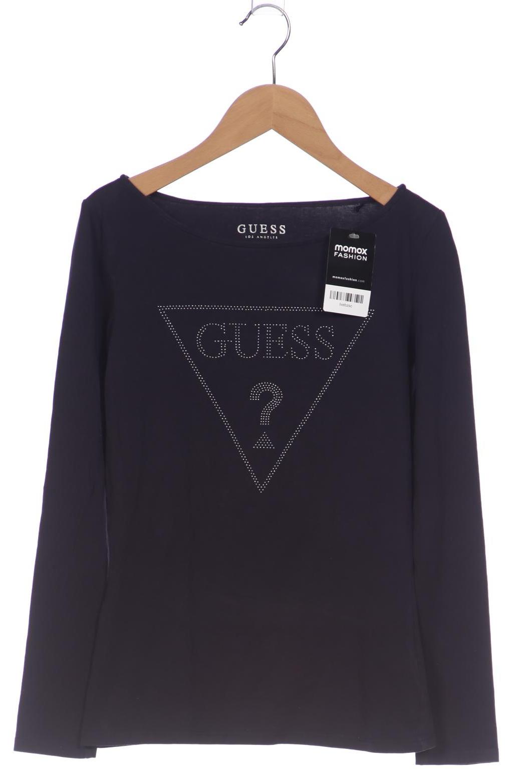 

Guess Damen Langarmshirt, marineblau, Gr. 36