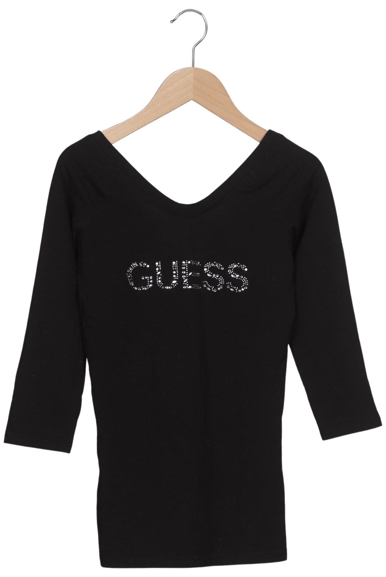 

Guess Damen Langarmshirt, schwarz, Gr. 36