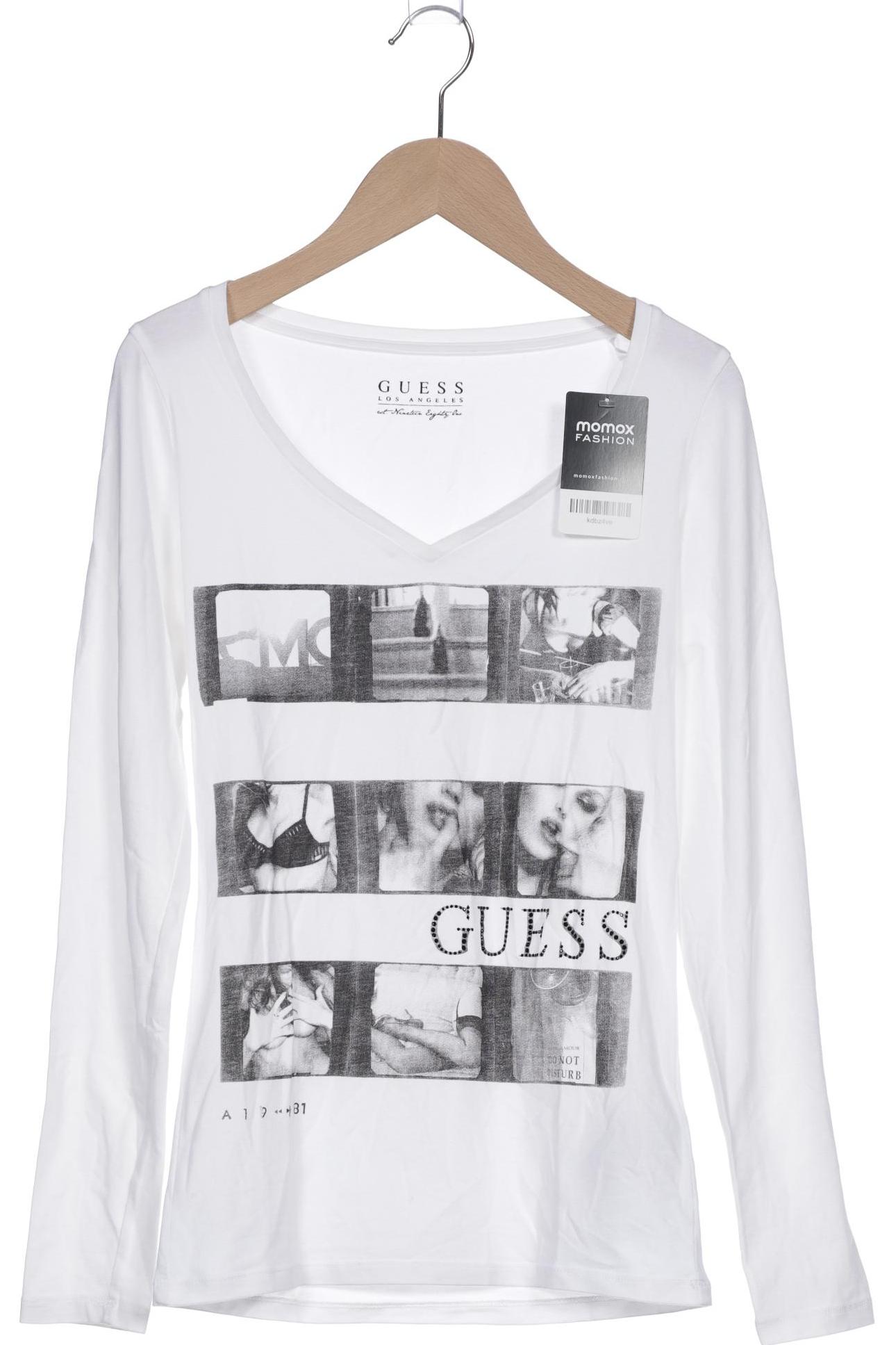 

GUESS Damen Langarmshirt, weiß