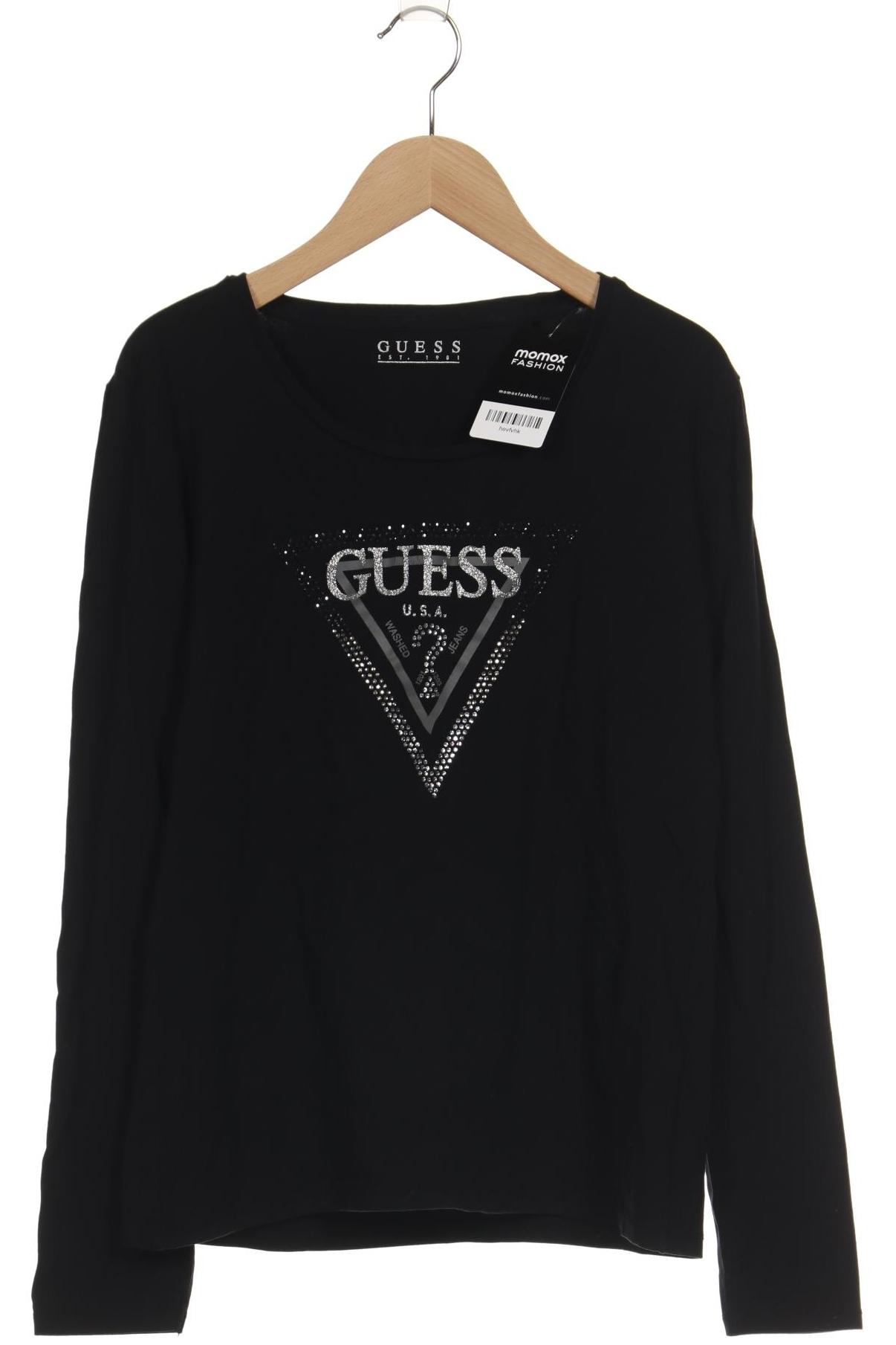 

Guess Damen Langarmshirt, schwarz, Gr. 44