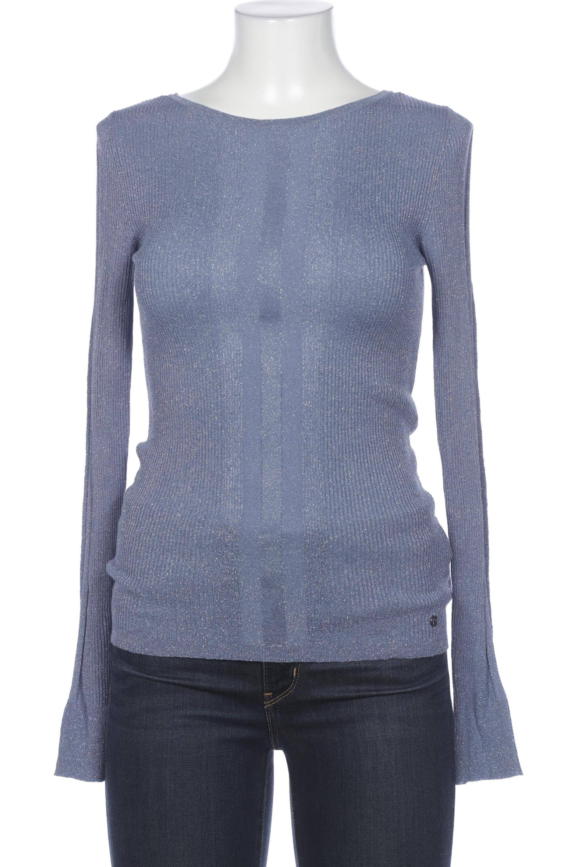 

Guess Damen Langarmshirt, blau, Gr. 42
