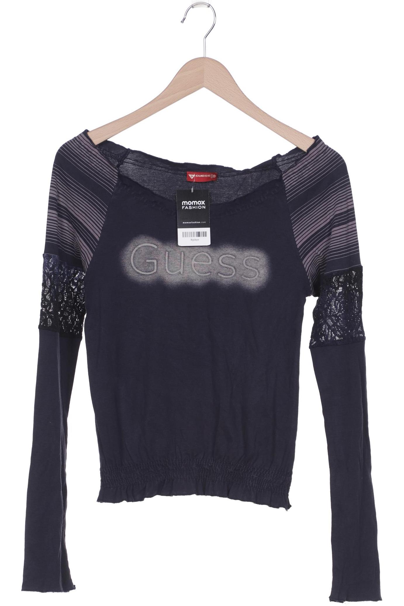 

GUESS Damen Langarmshirt, marineblau